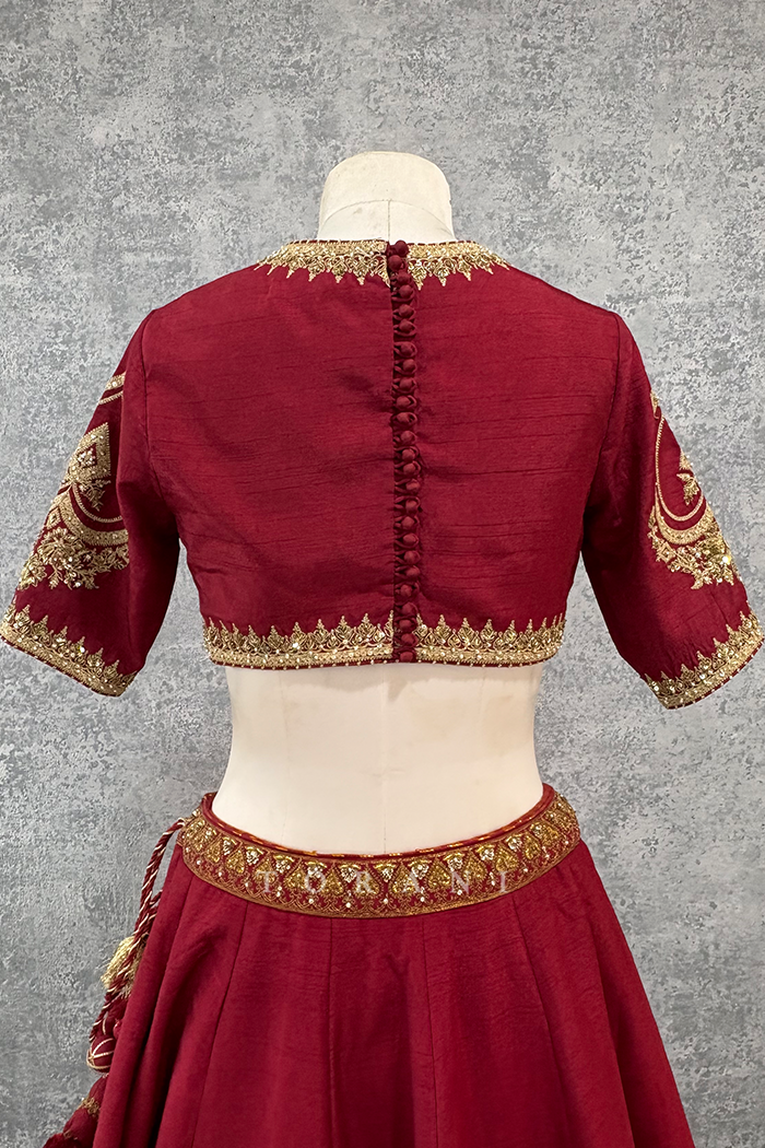 SALE - Saroja Shreeja Malka Lehenga Set