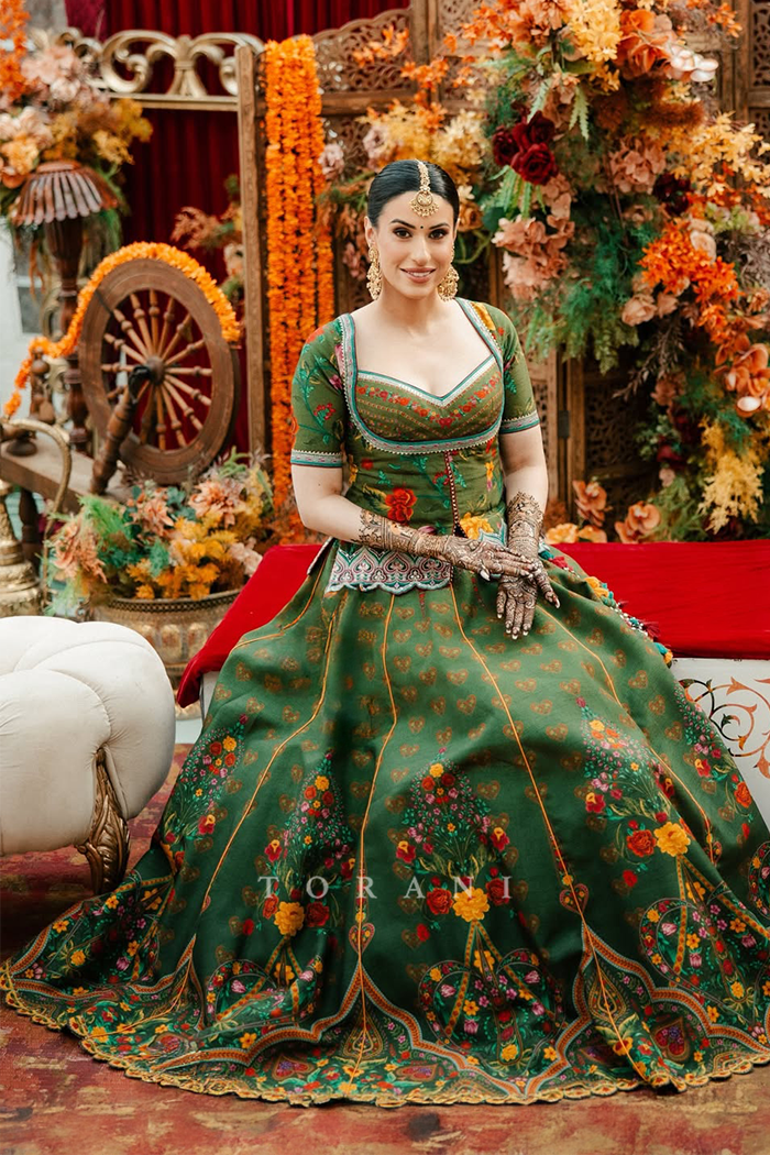 Bhav Sandhu in our Dil Saaz Lara Lehenga Set