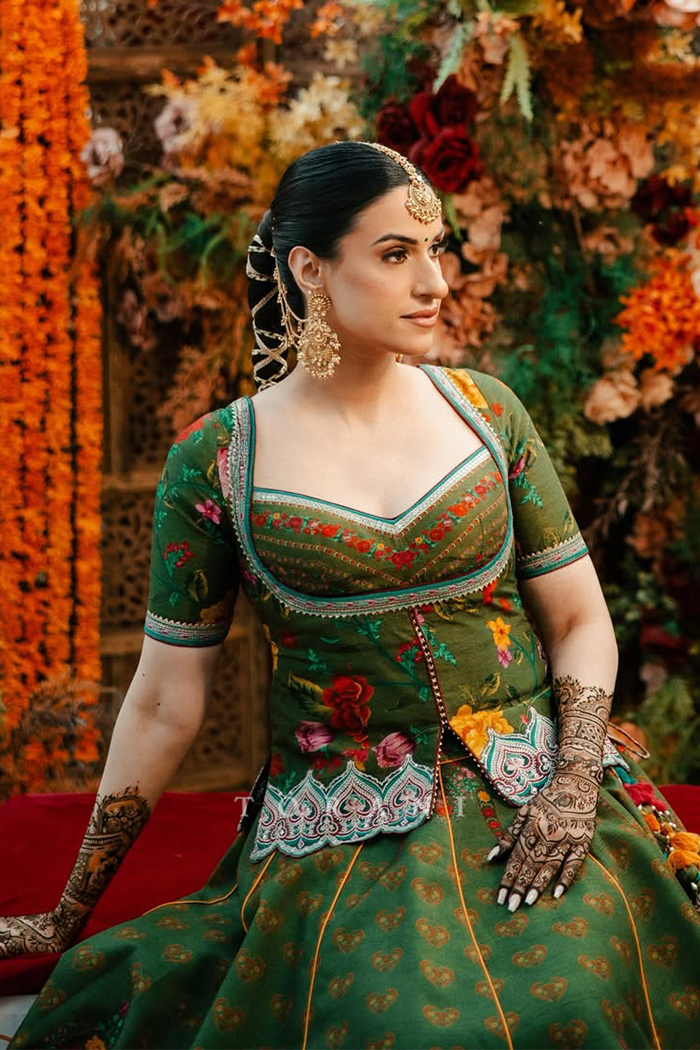 Bhav Sandhu in our Dil Saaz Lara Lehenga Set