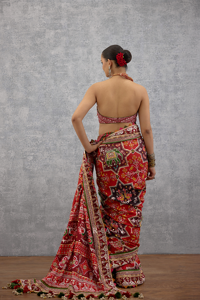 Chitrita Surkhi Blouse
