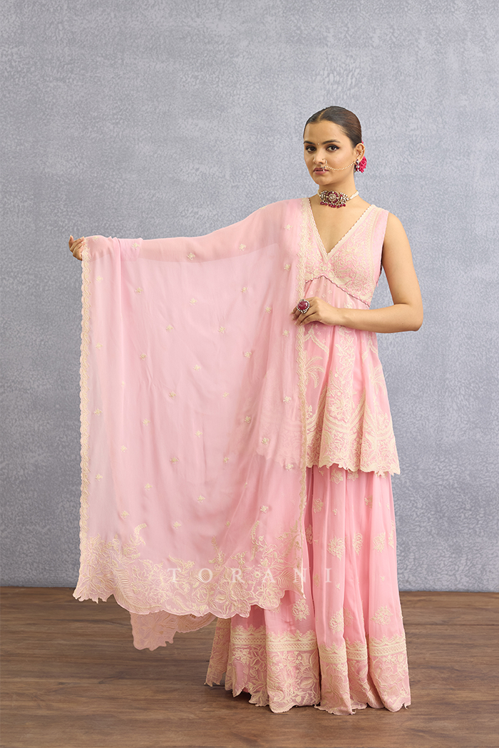 Gulaban Bhanavi Sharara Set