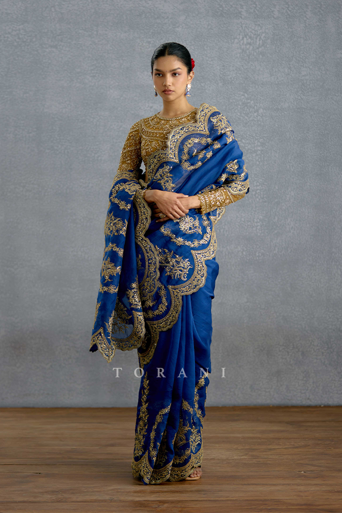 Neelam Shaam Saree