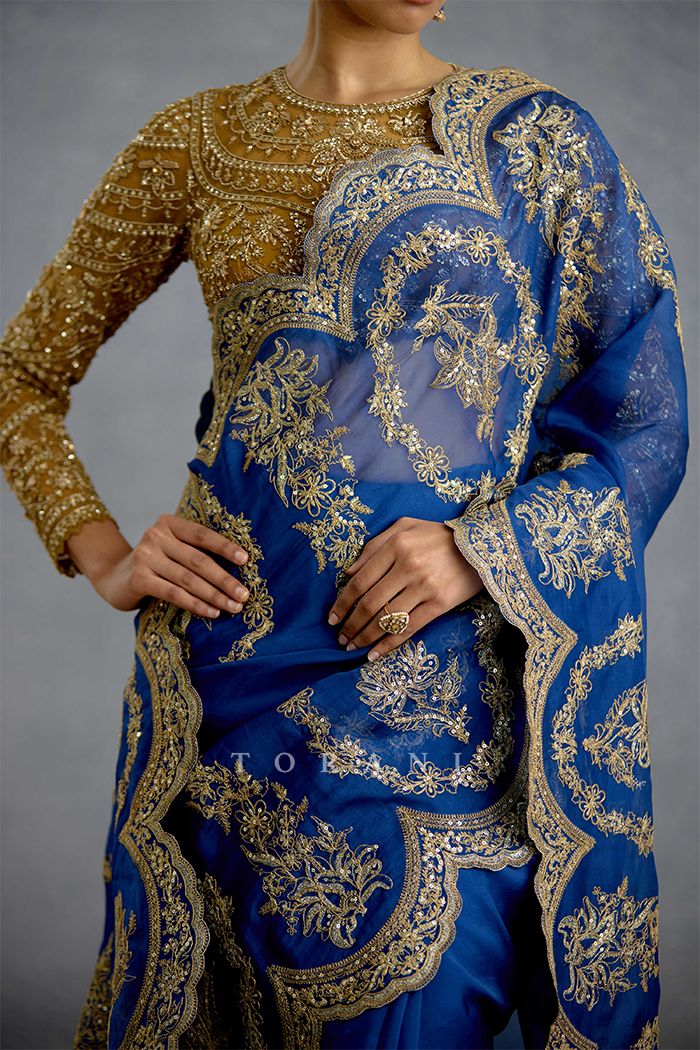 Neelam Shaam Saree