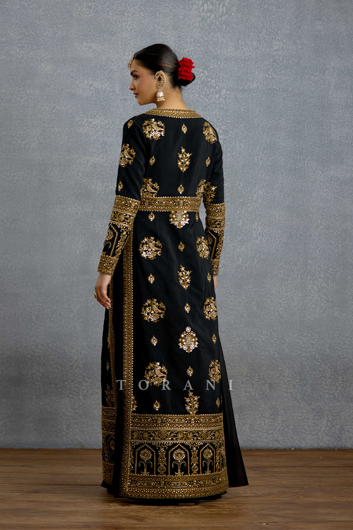 Siyahi Malika Jacket Set