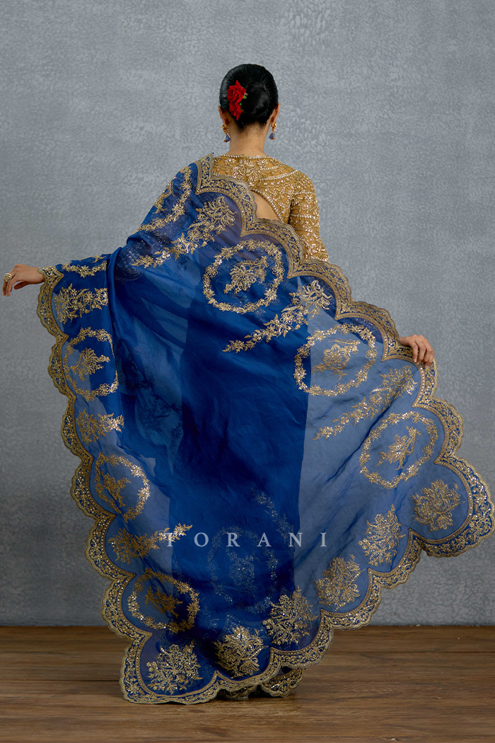 Neelam Shaam Saree
