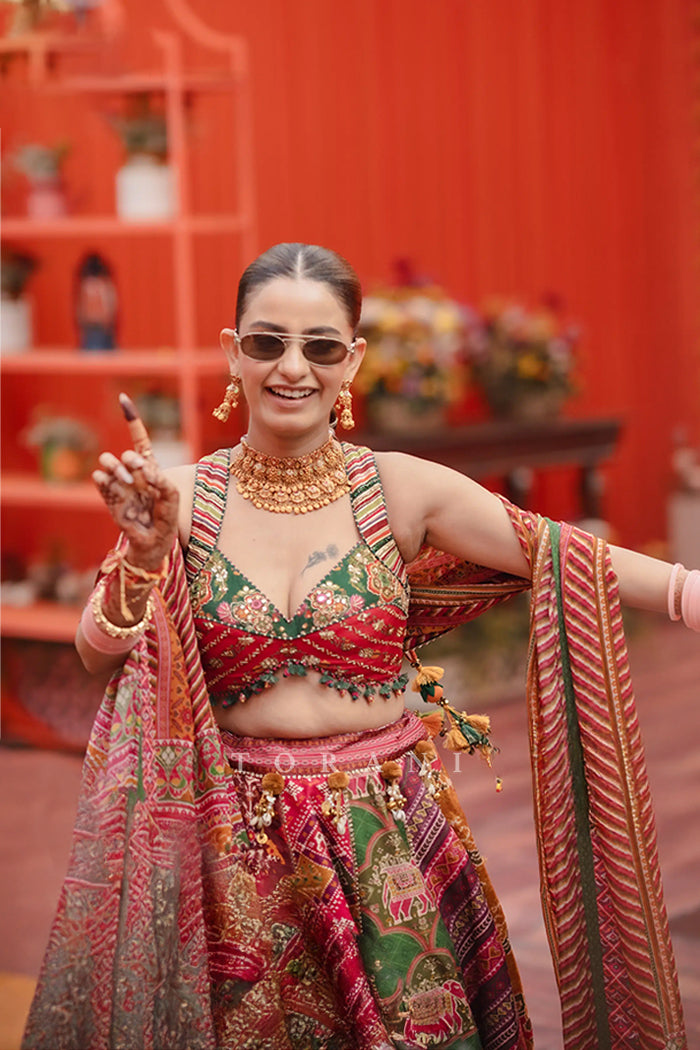 Shivani Kapoor in our Rangili Meenakshi Lehenga Set