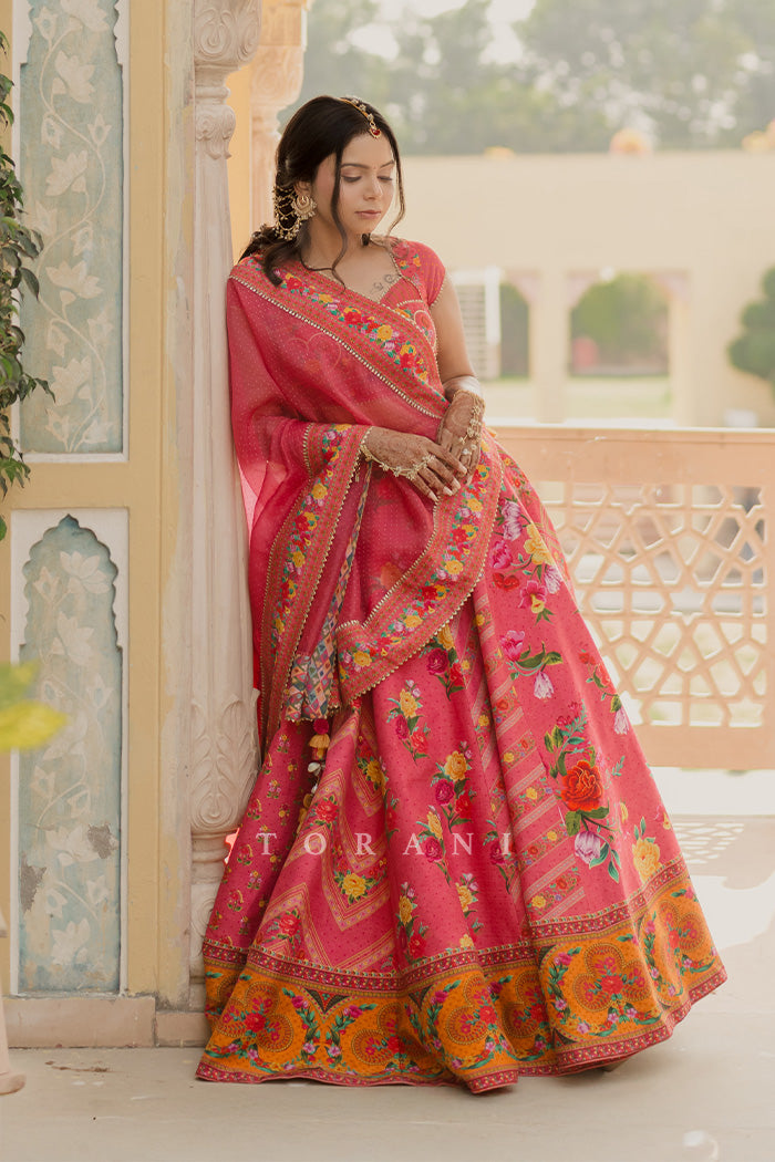 Megha Attray in our Dil Ruba Aria Javeri Lehenga Set