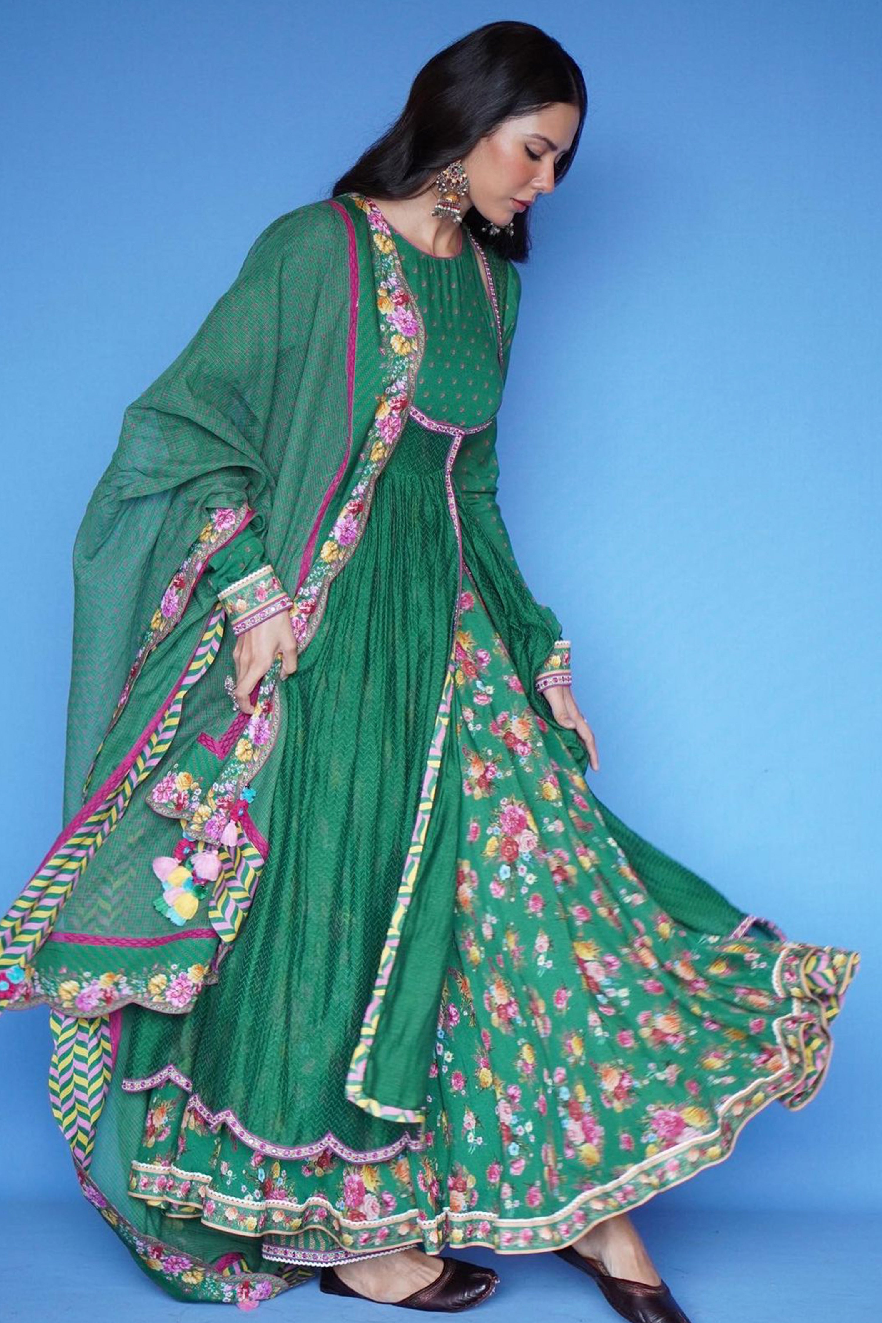 Sonam Bajwa in Panna Mariyam Anarkali set