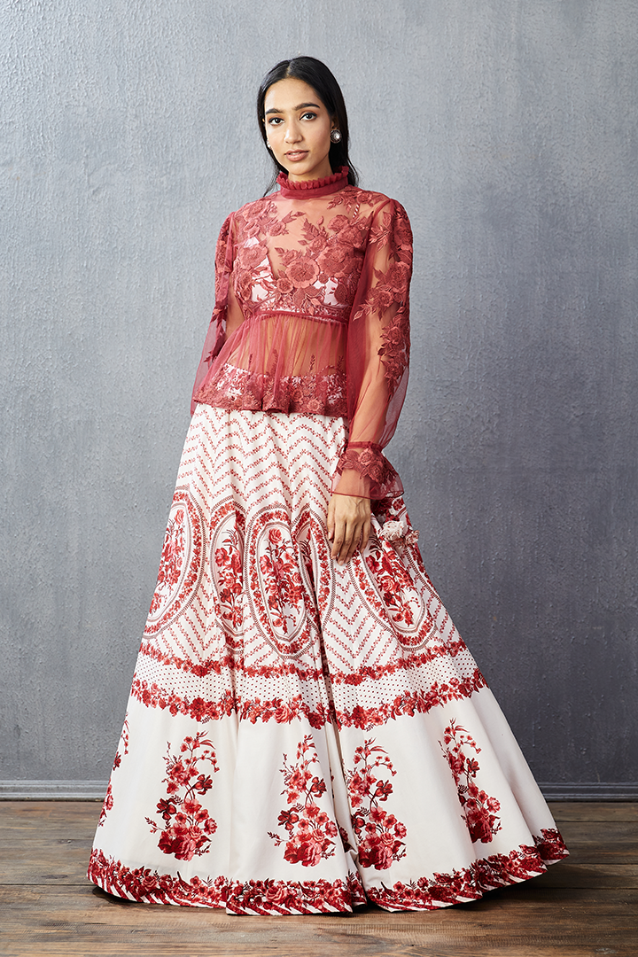 Bhuri Gauraiya Poulami Lehenga Set