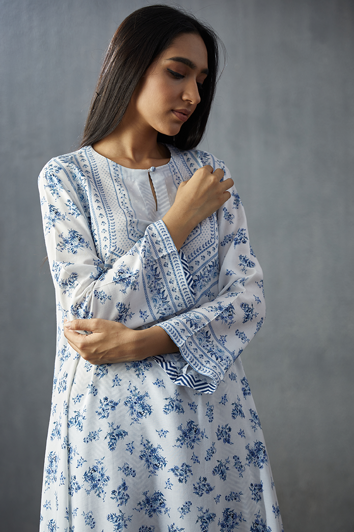 Neeli Booti Iqra Co-ord Set