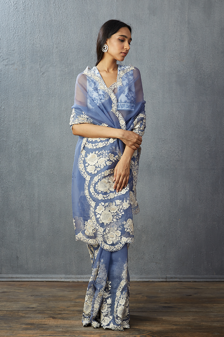 Neeli Kali Oshma Saree