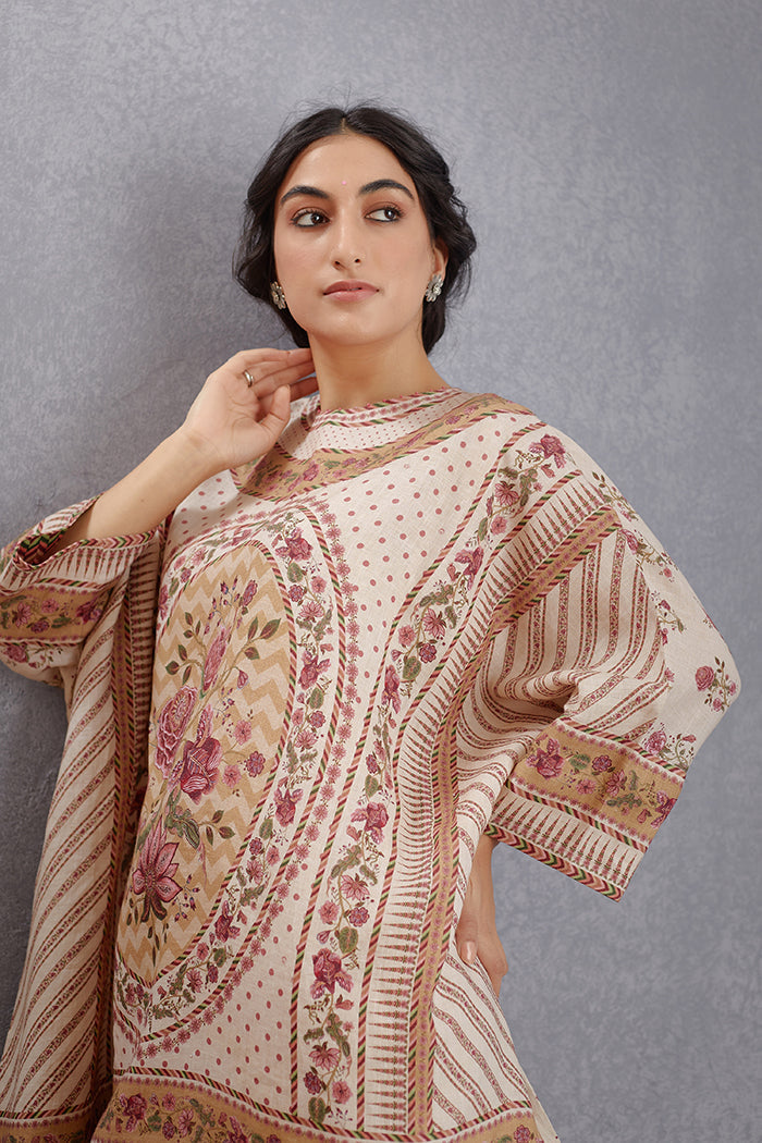 Kasturi Zooni Kaftan Set