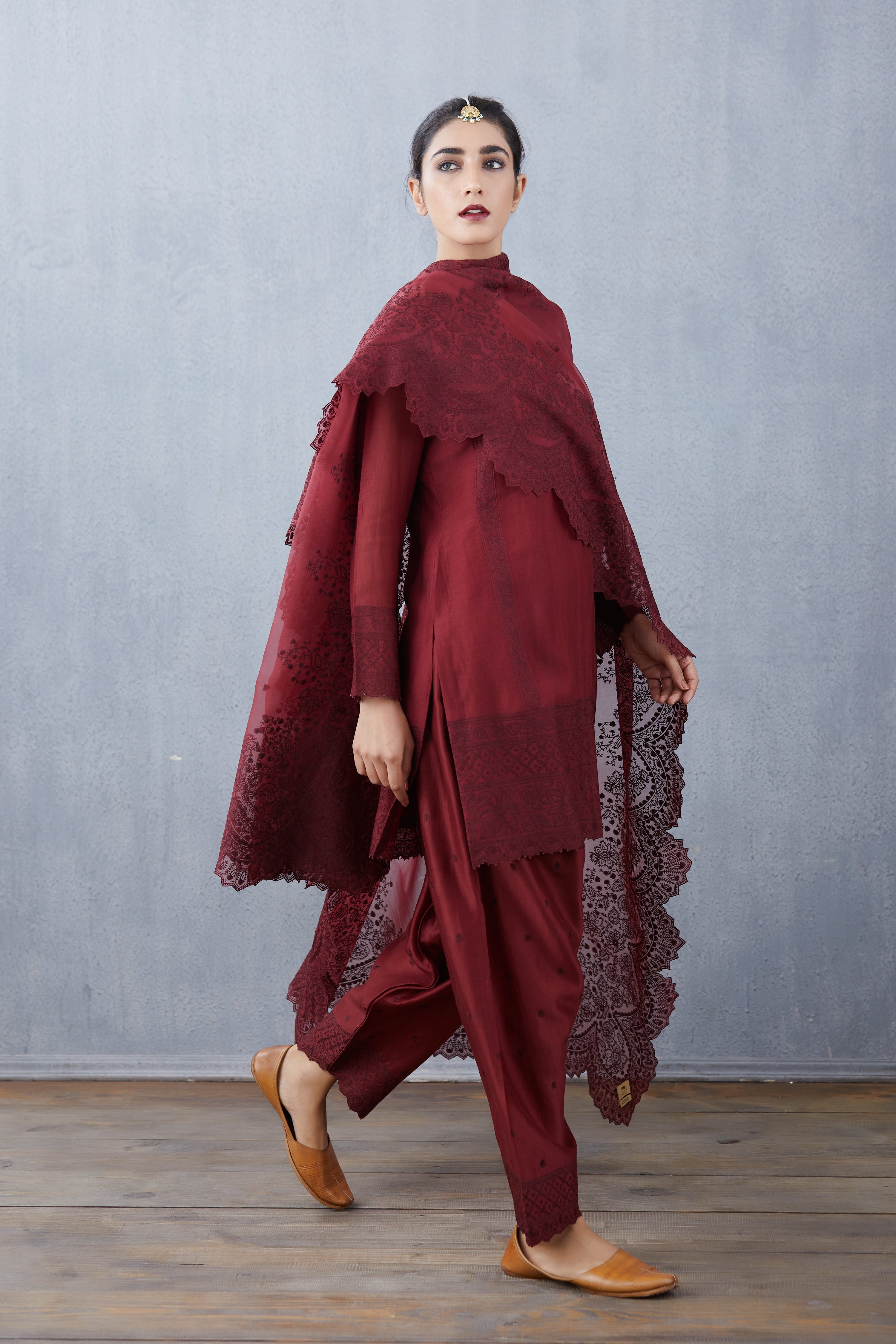 Mahagony Sloka Kurta Set