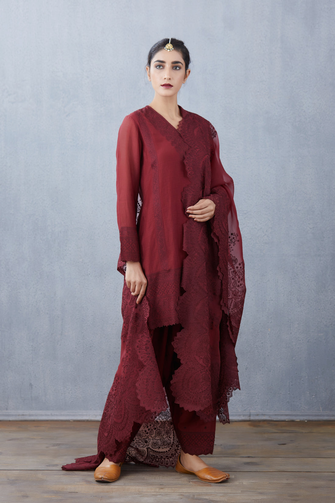 Mahagony Sloka Kurta Set