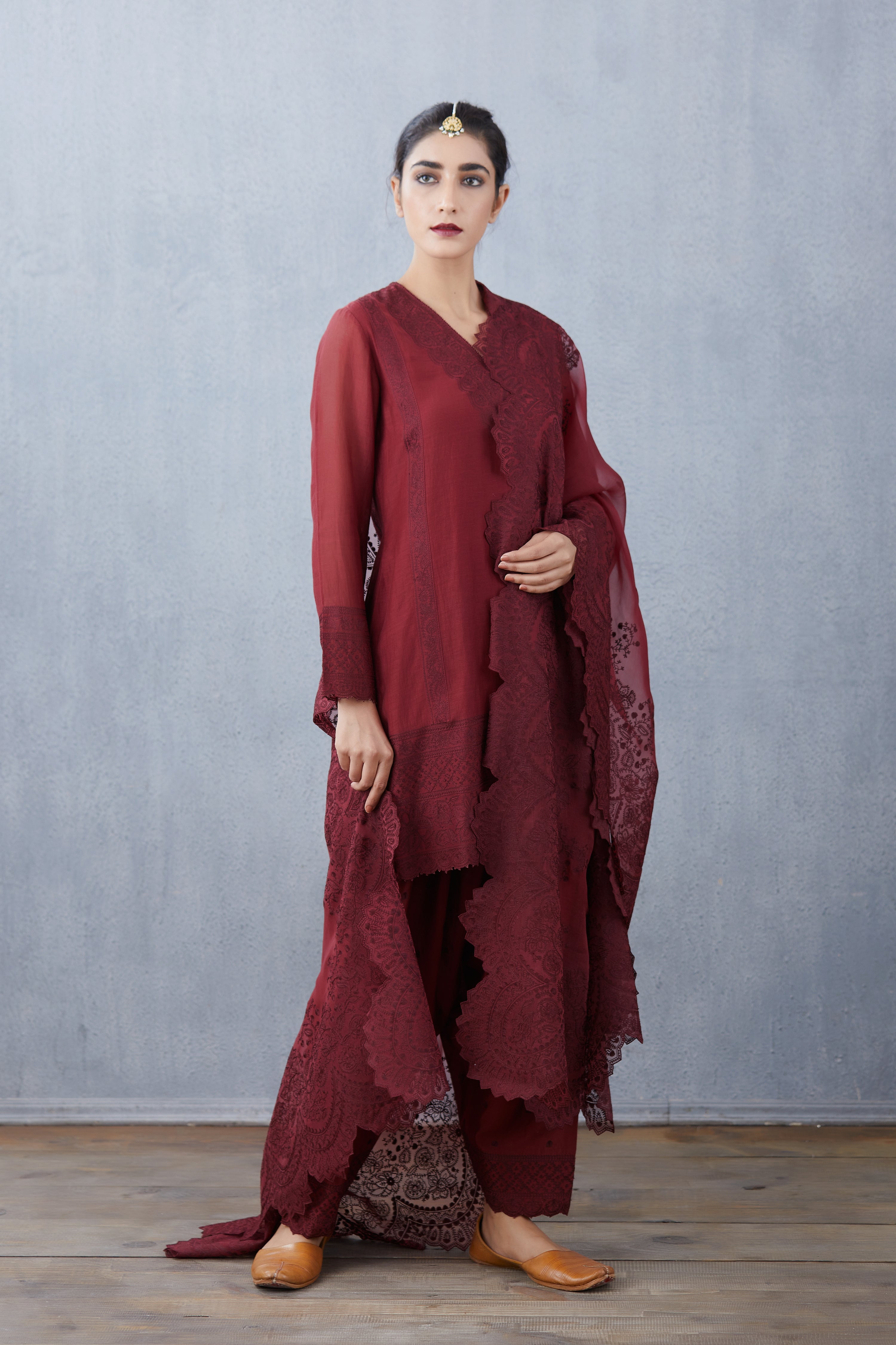 Mahagony Sloka Kurta Set