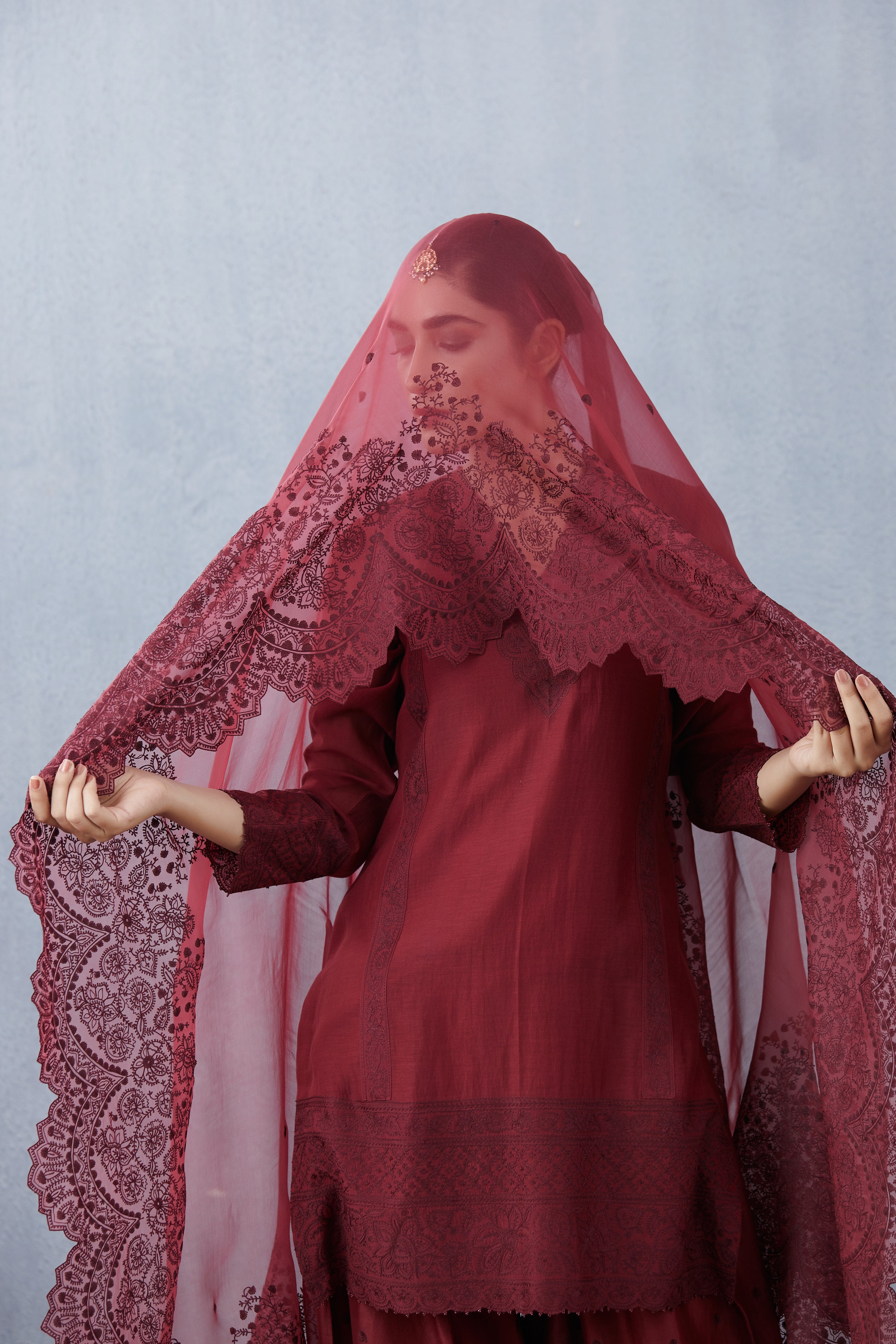 Mahagony Sloka Kurta Set