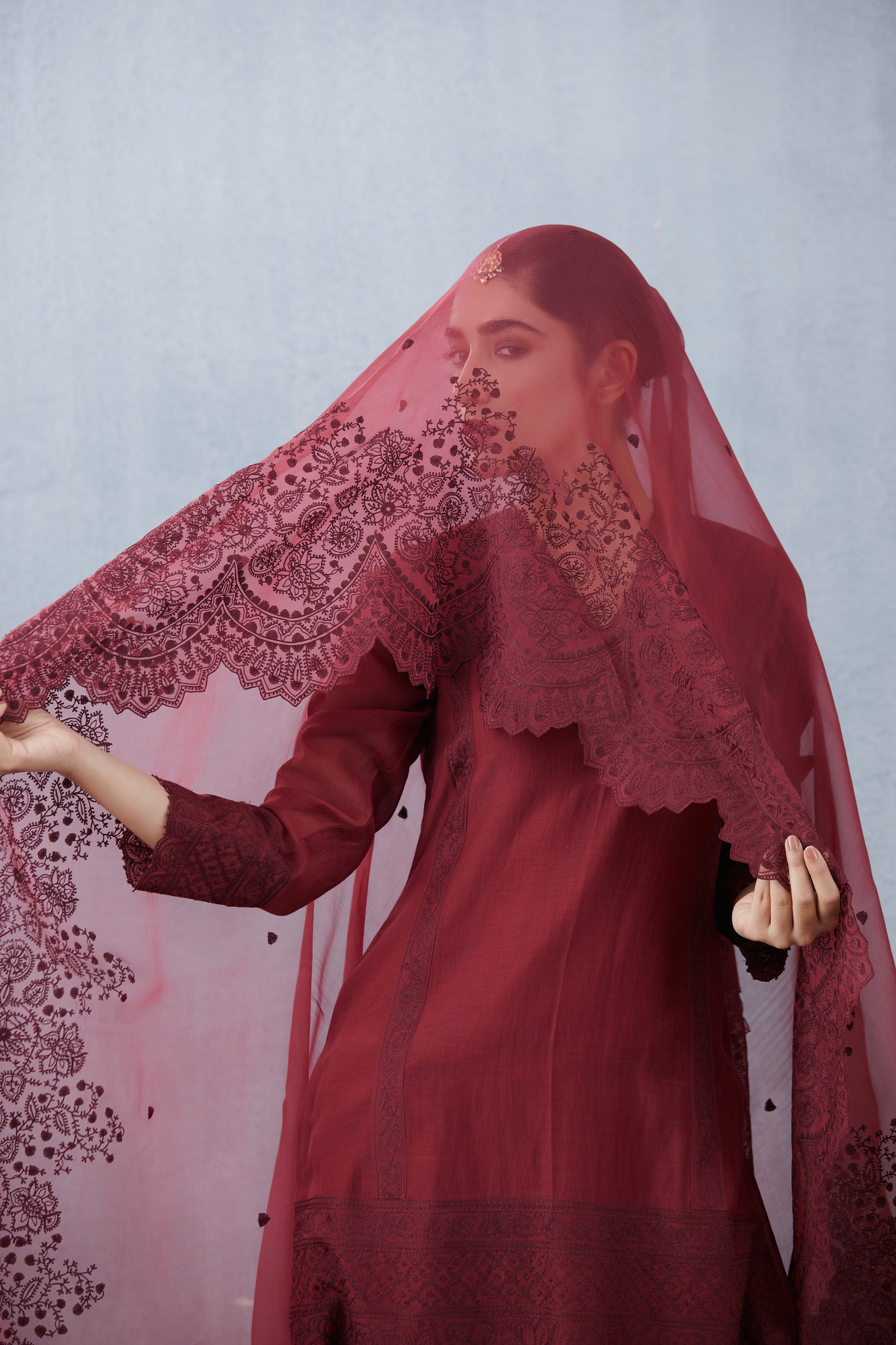 Mahagony Sloka Kurta Set