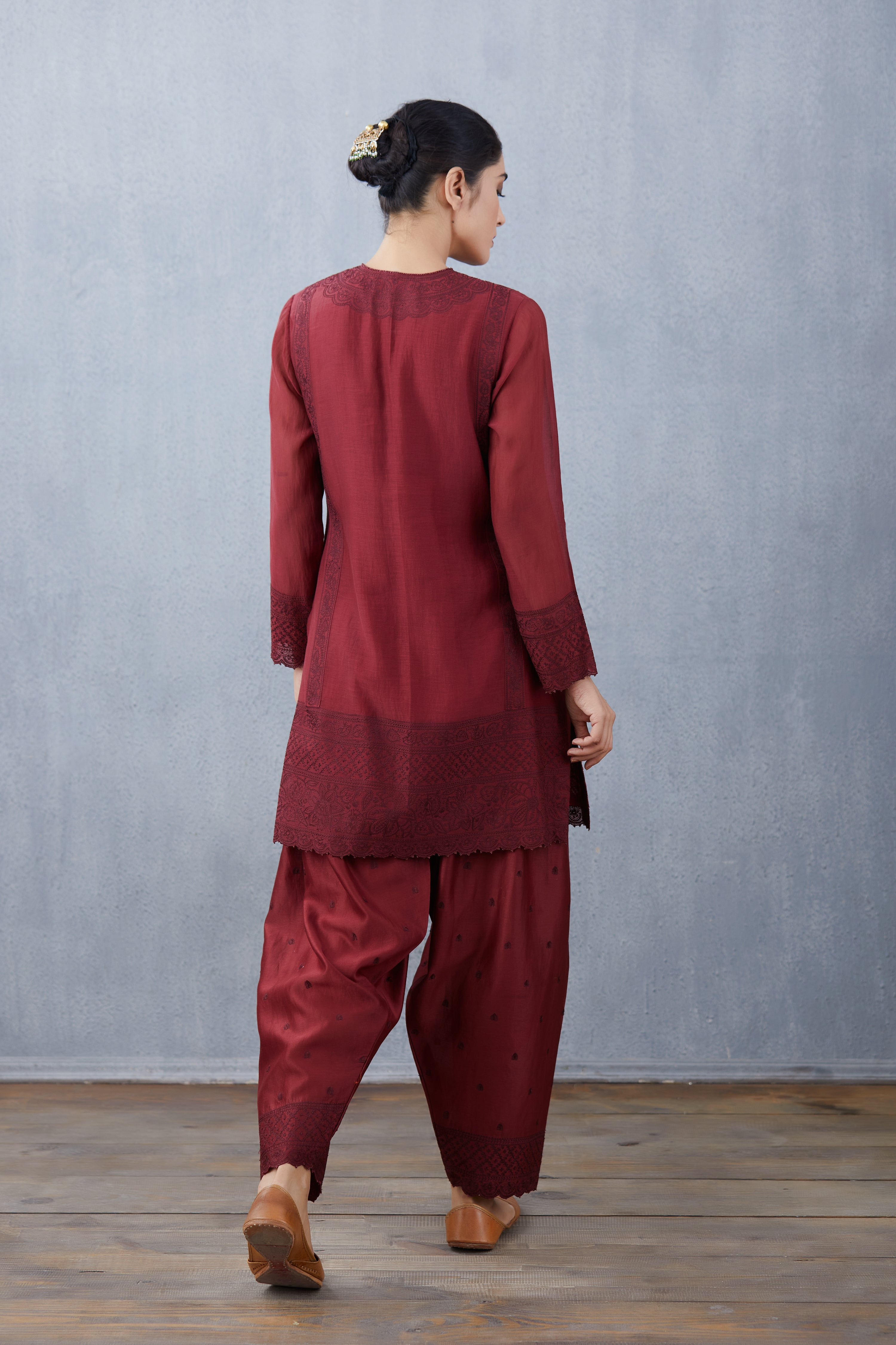 Mahagony Sloka Kurta Set