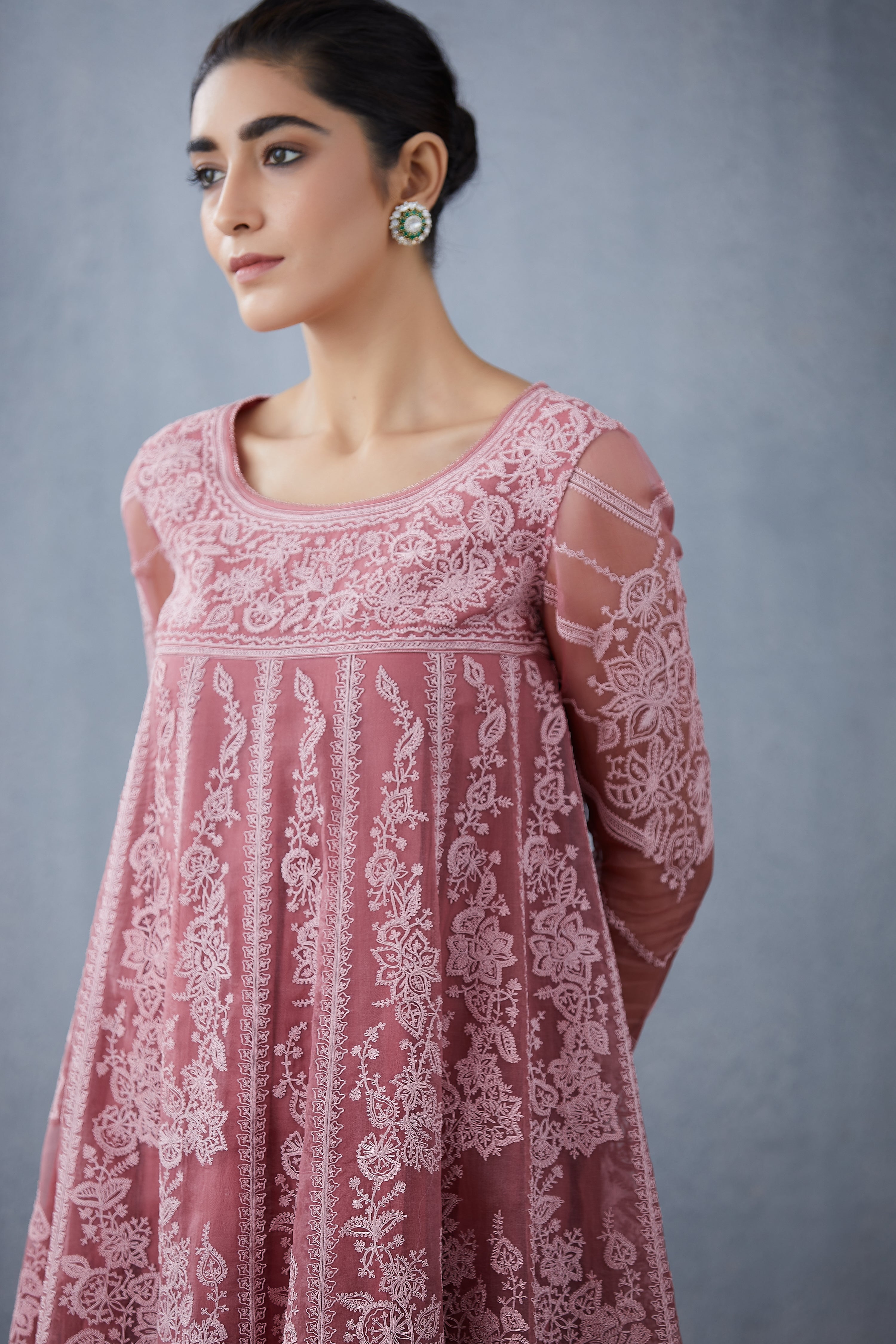 Gulbaag Kalidaar Paavni Kurta Set