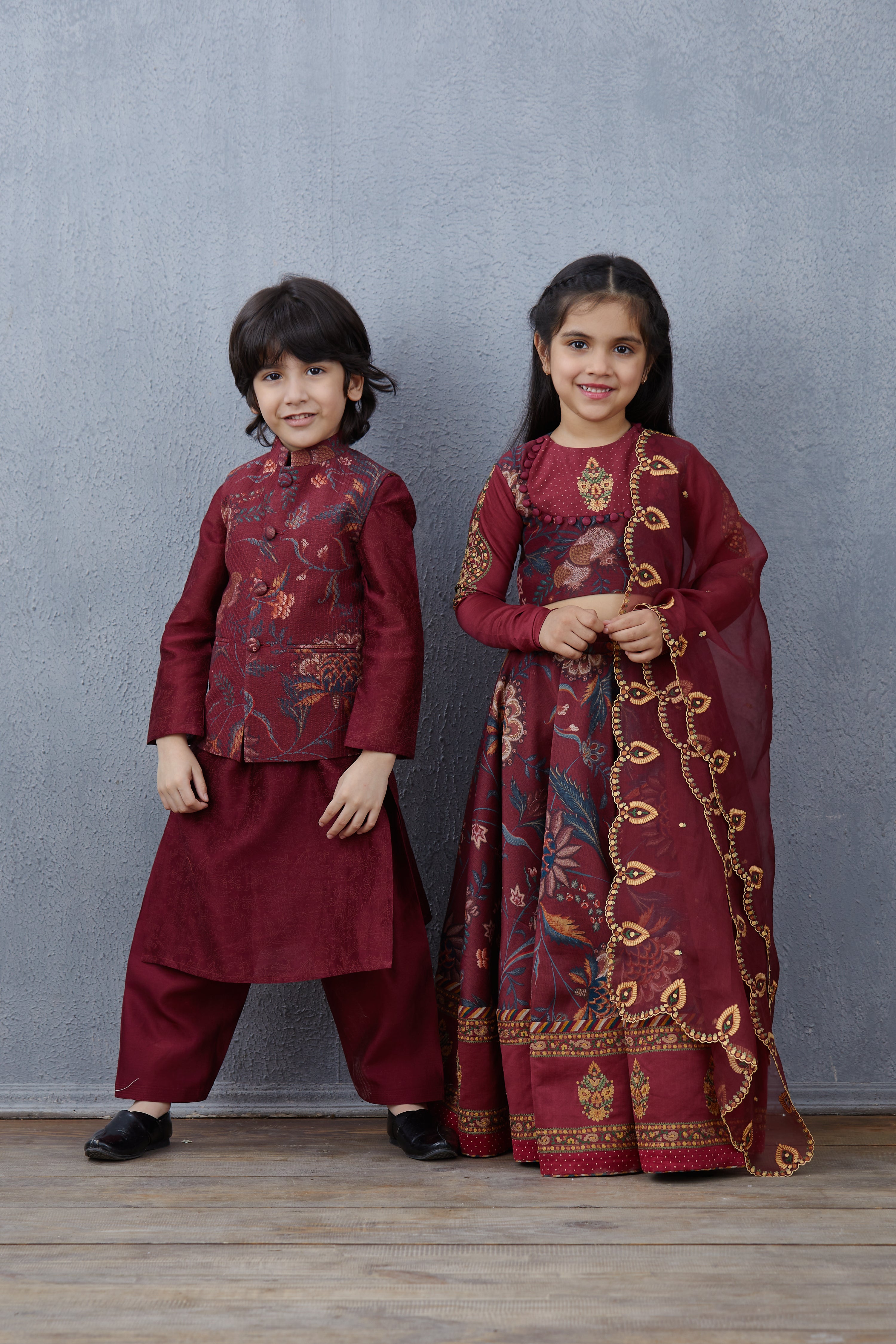 Bhura Anardana Lehenga Set