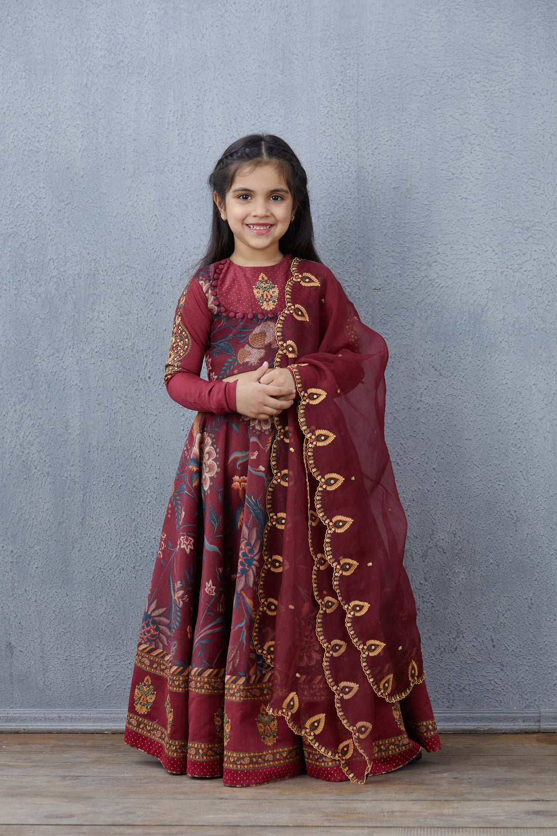 Bhura Anardana Lehenga Set