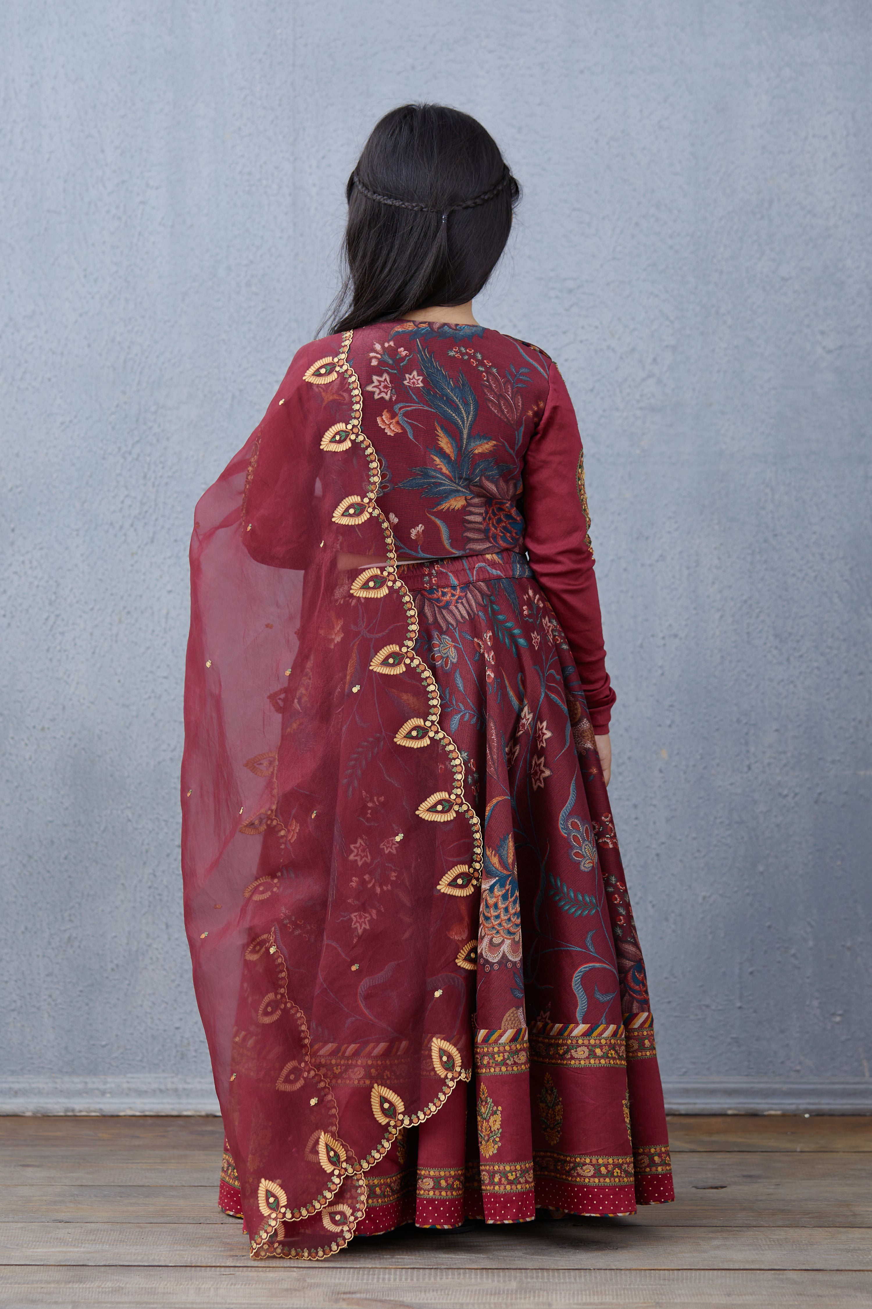 Bhura Anardana Lehenga Set