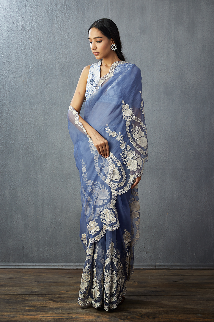 Neeli Kali Oshma Saree