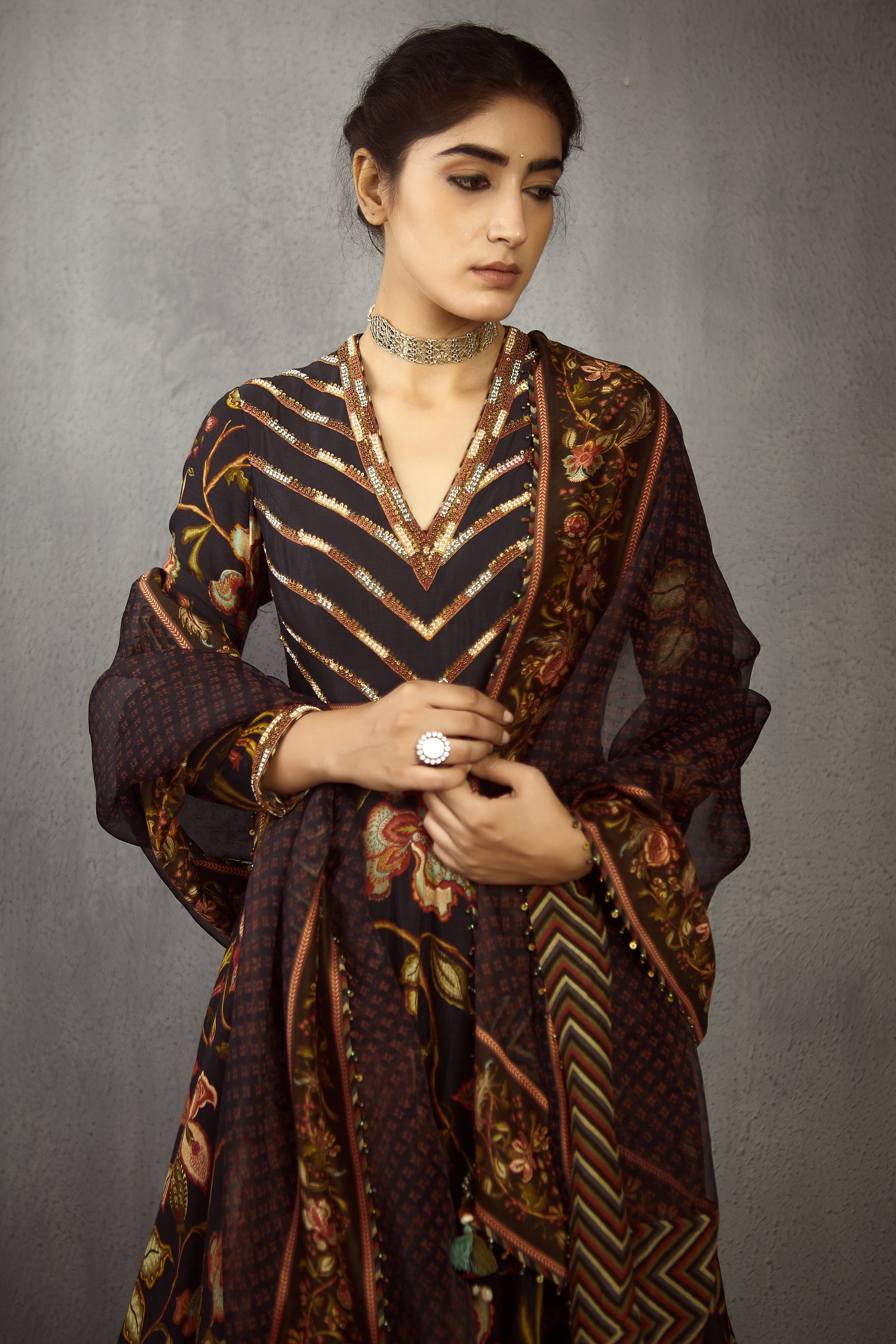 Nisha Mastani Anarkali Set