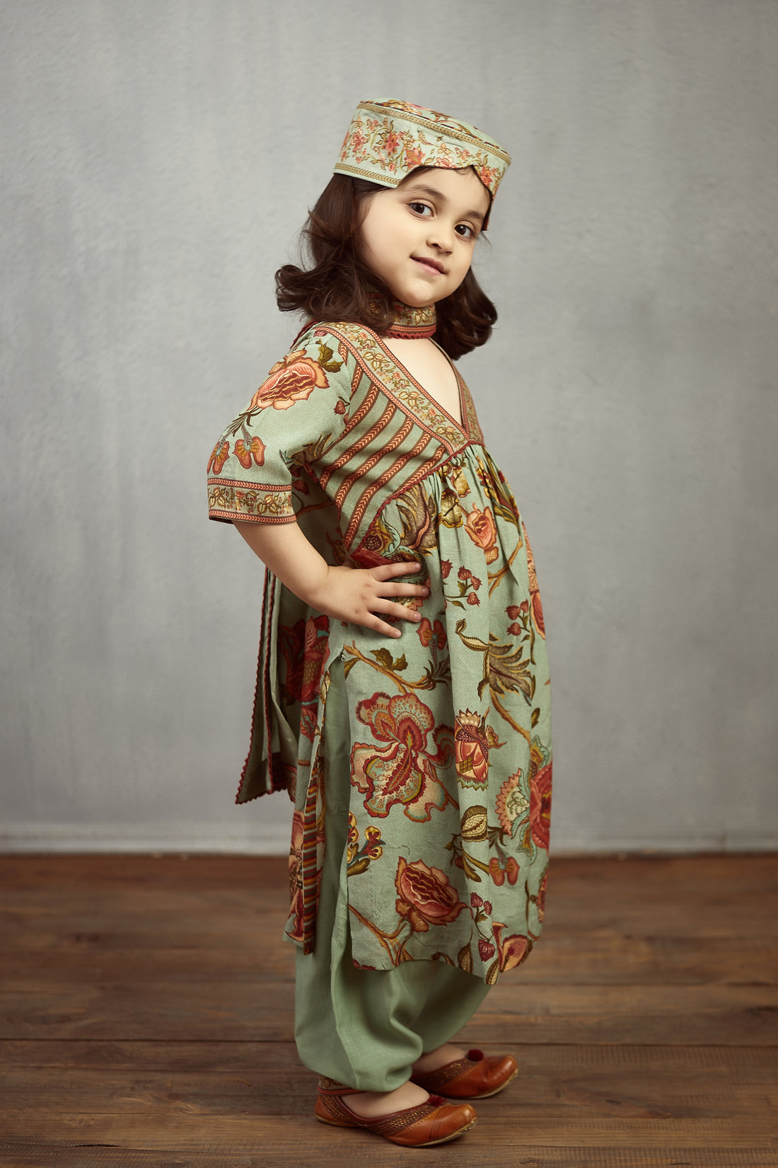 Champa Barkha Kurta Set