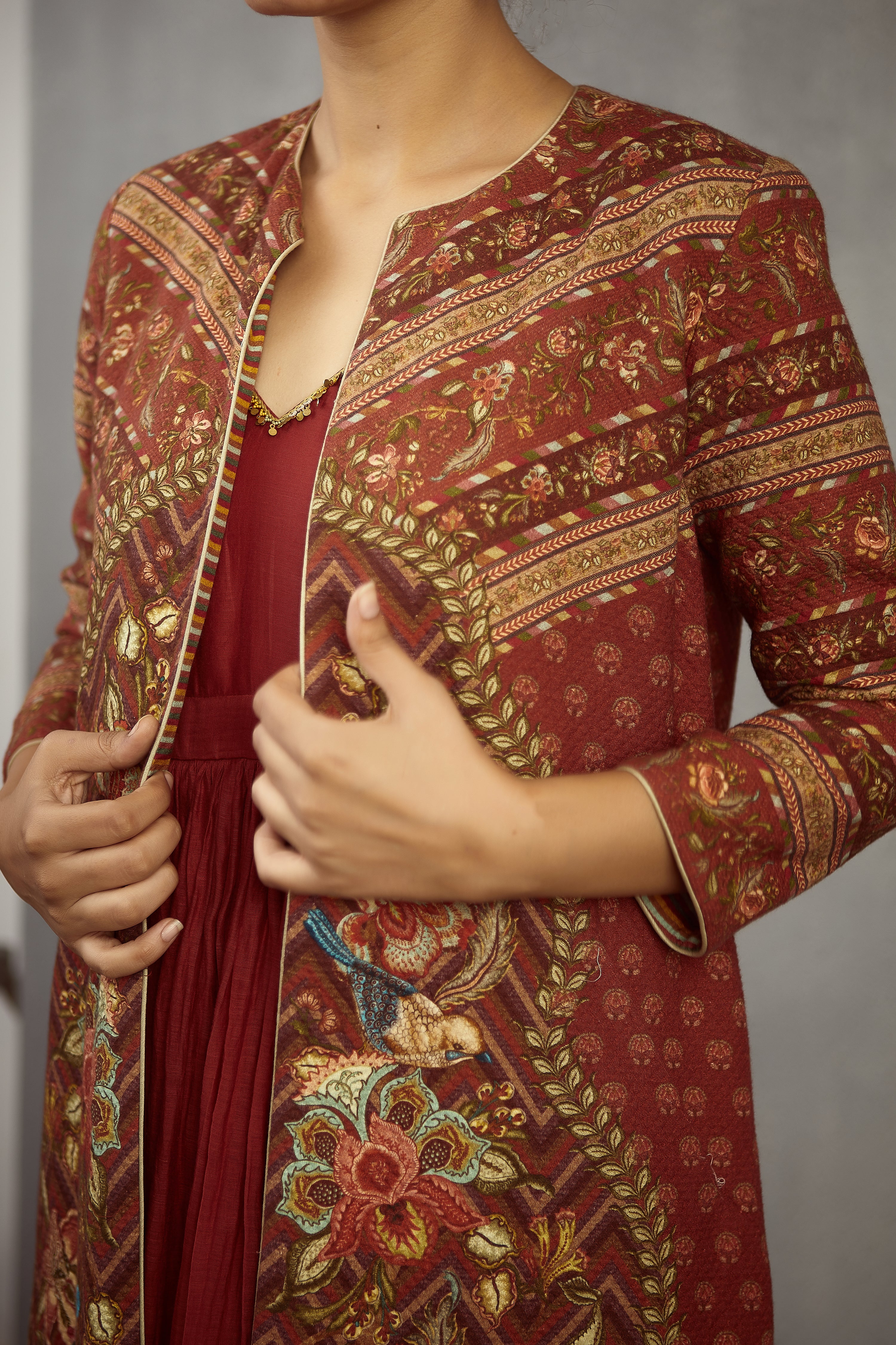 Gudhal Dhuni Jacquard Jacket