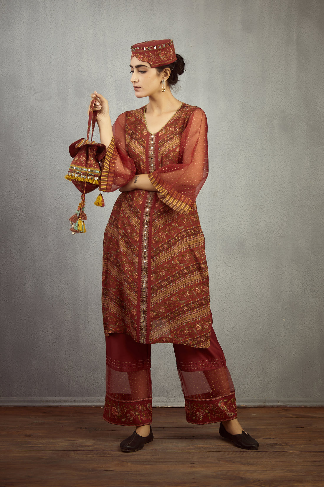 Gudhal Sindhi Sheesha Potli