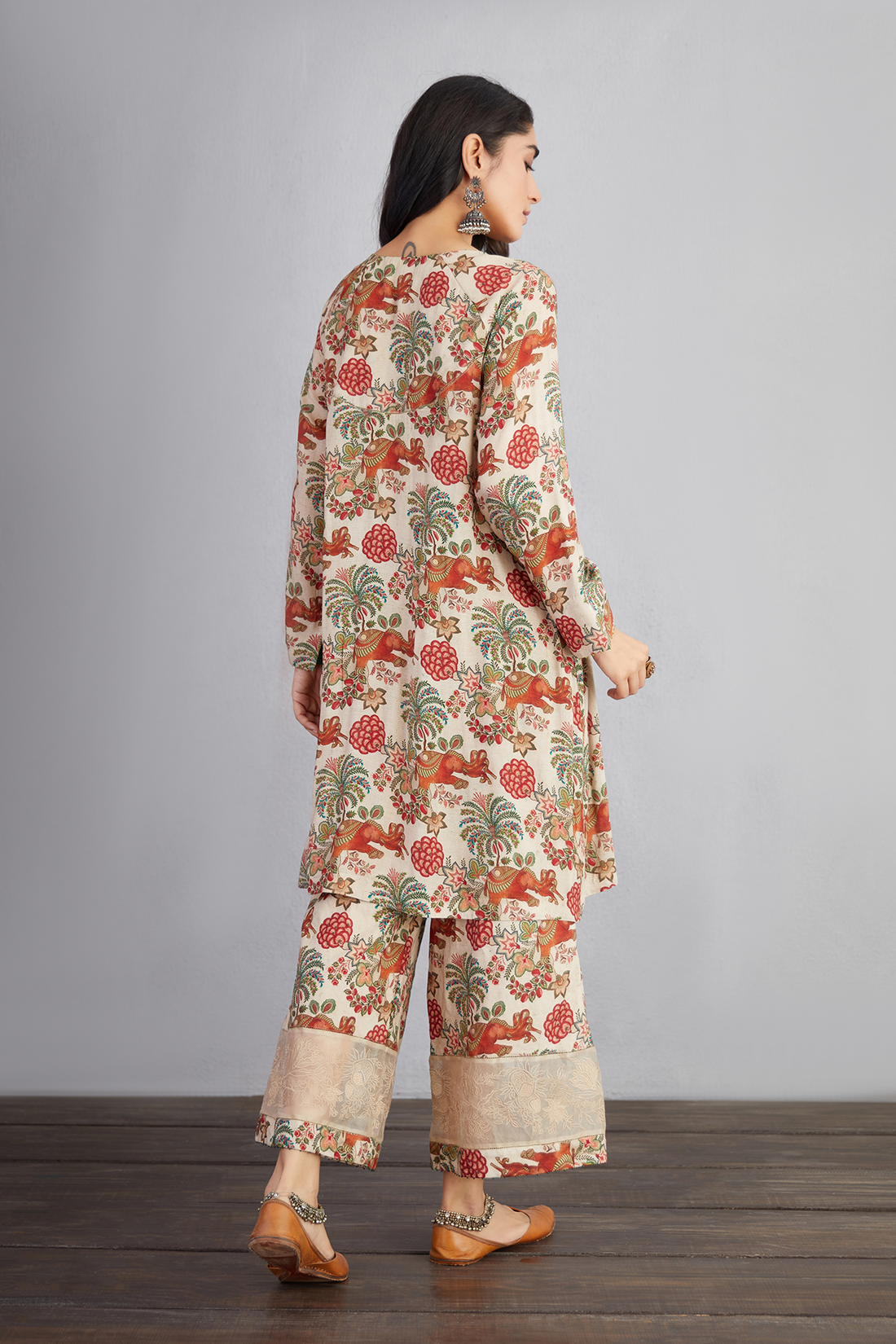 Airawata Ecru Nazam Co-ord Set