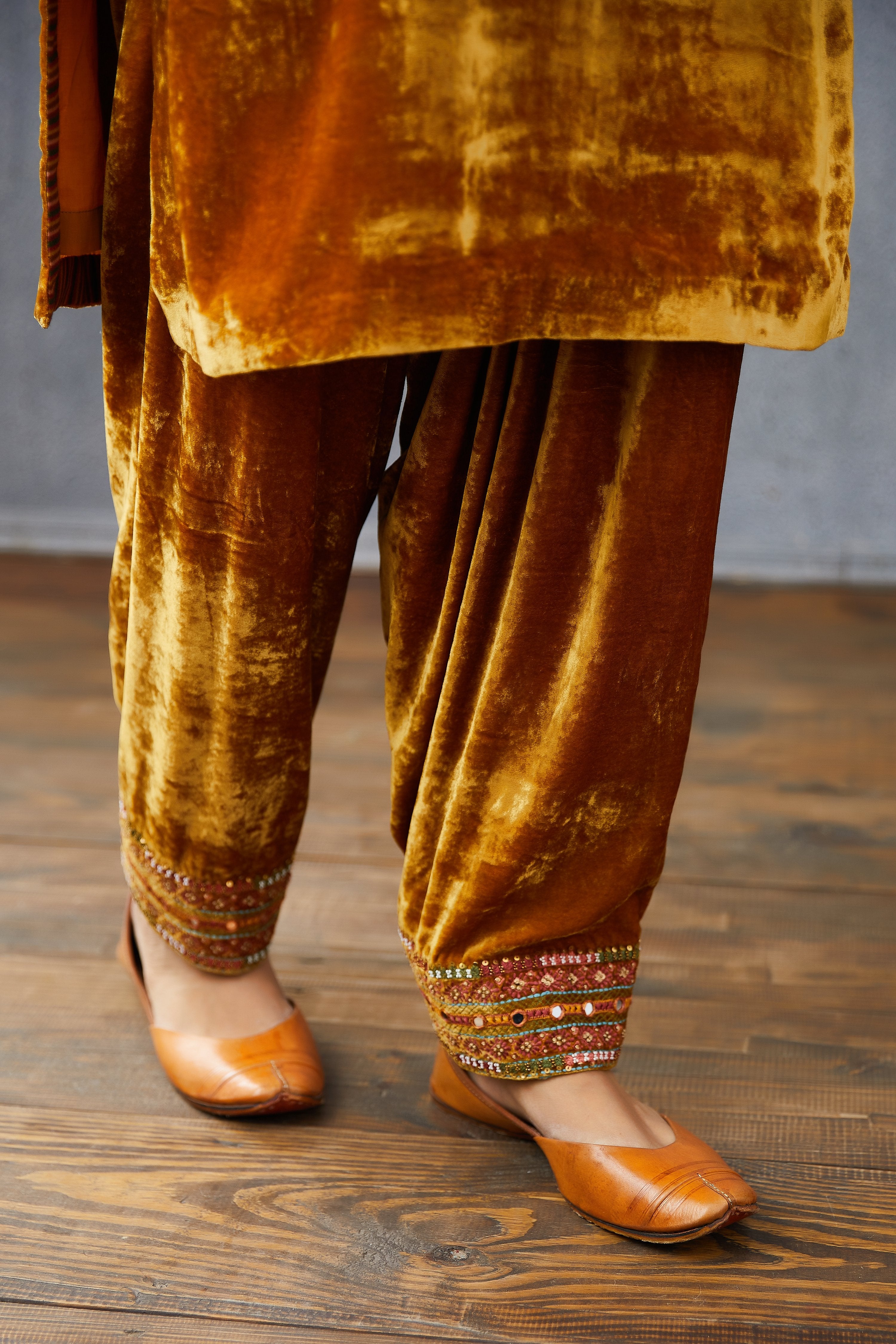 Silk Velvet kurta Salwar