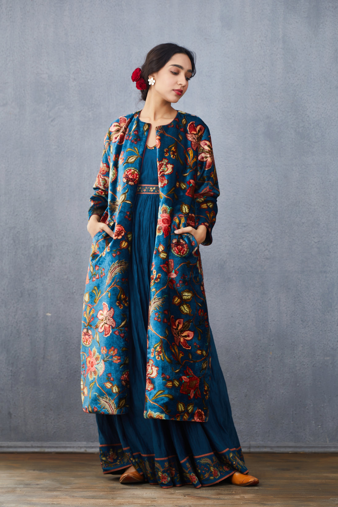 Neelam Makhmal Dhuni Jacket
