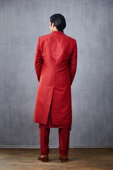 Surkh Shehzaad Sherwani Set