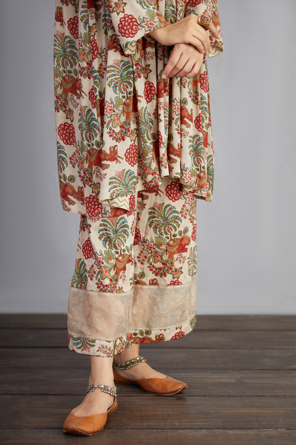 Airawata Ecru Nazam Co-ord Set