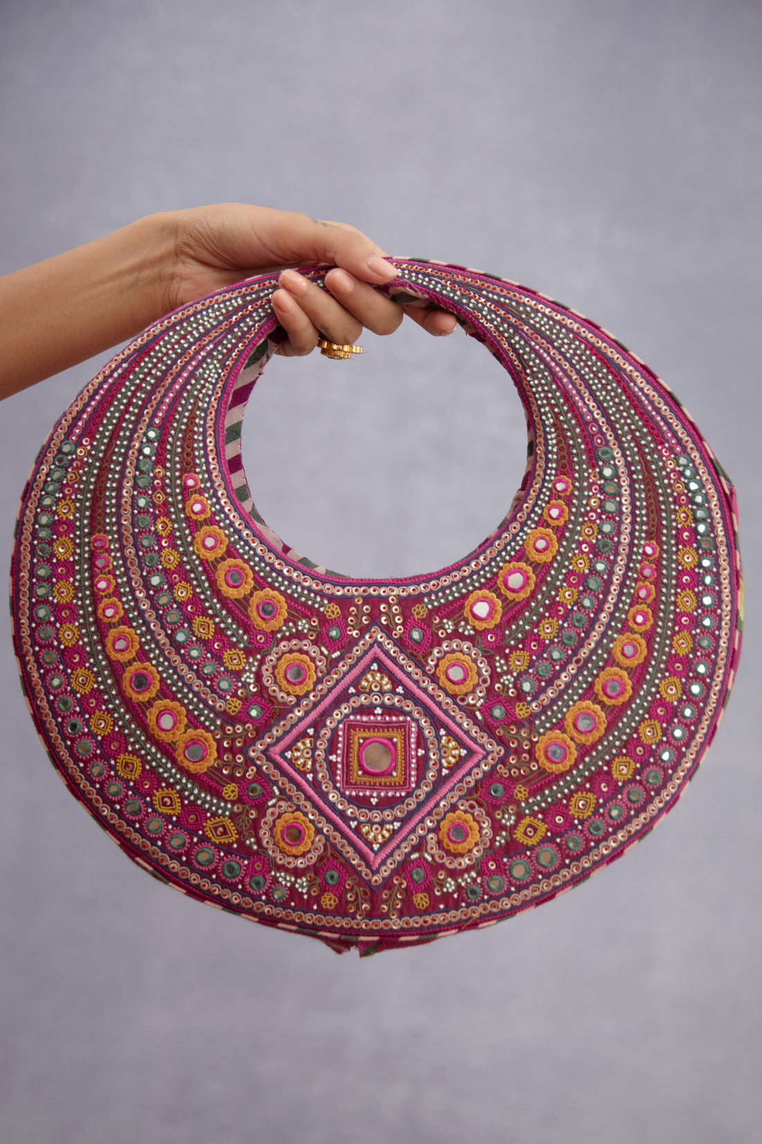 Manika Lolita Sheesham Hobo Bag