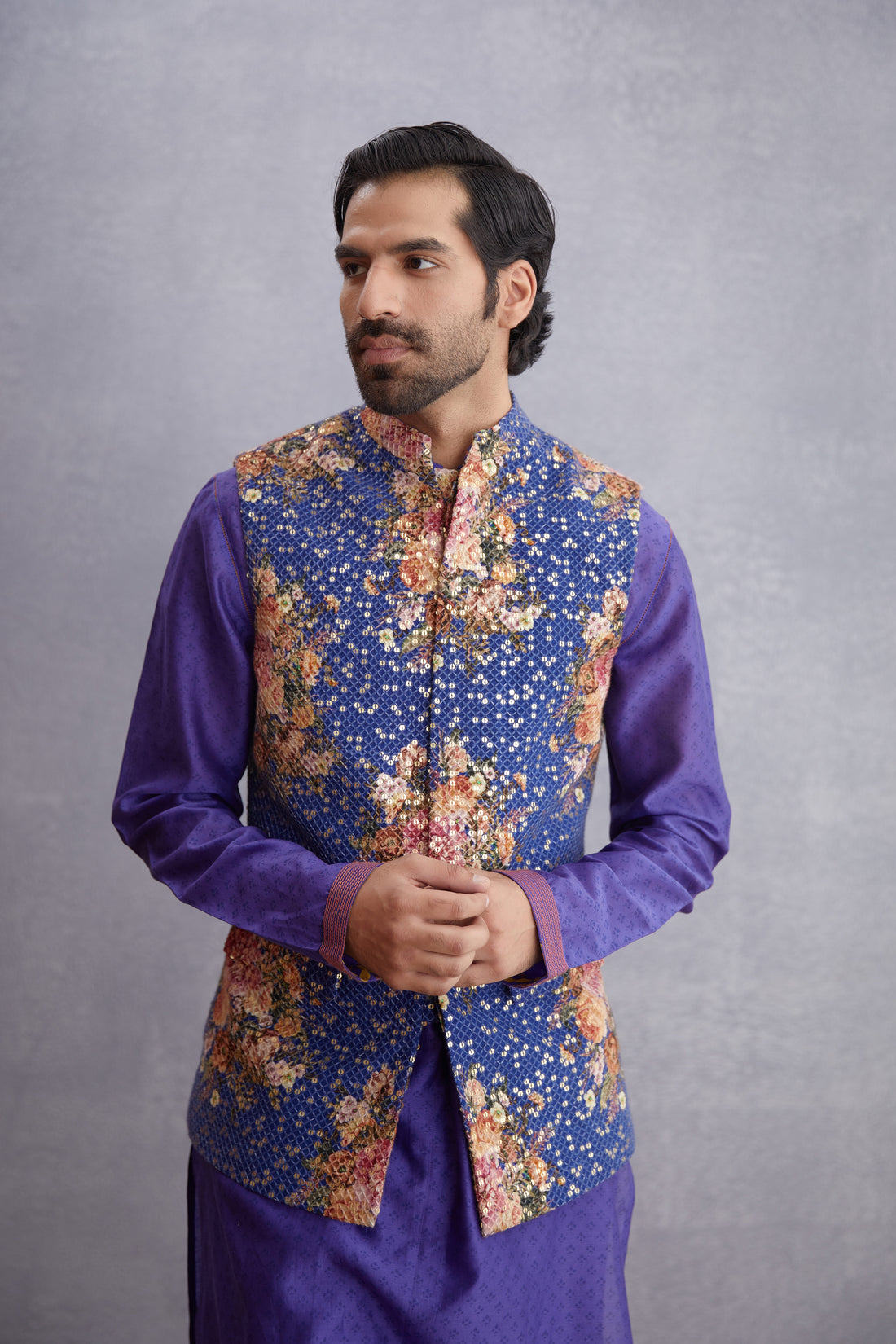 Jamuni Qasiba Sitara Bandi Set