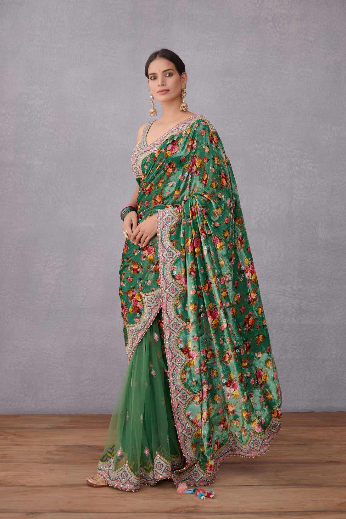 Panna Guldabri Saree