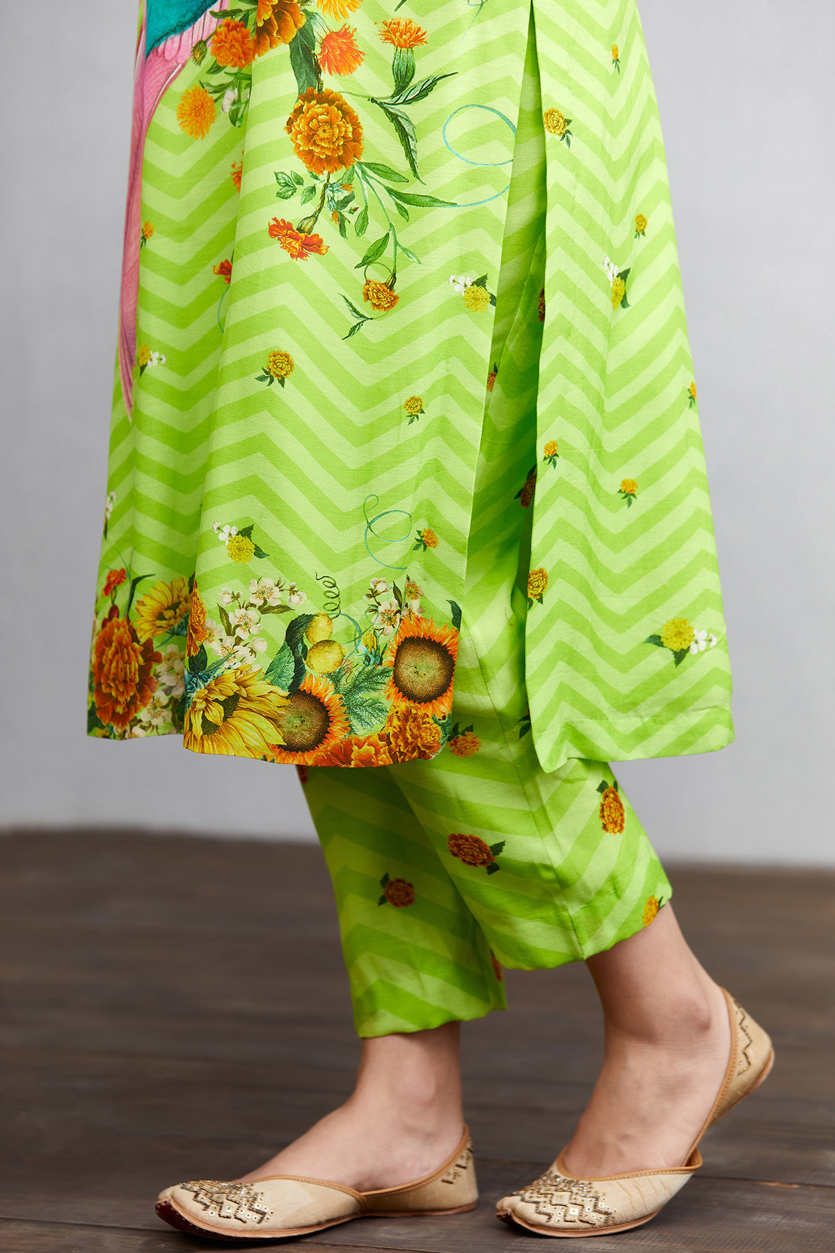 Angoori Hiraman Tota Co-ord Set