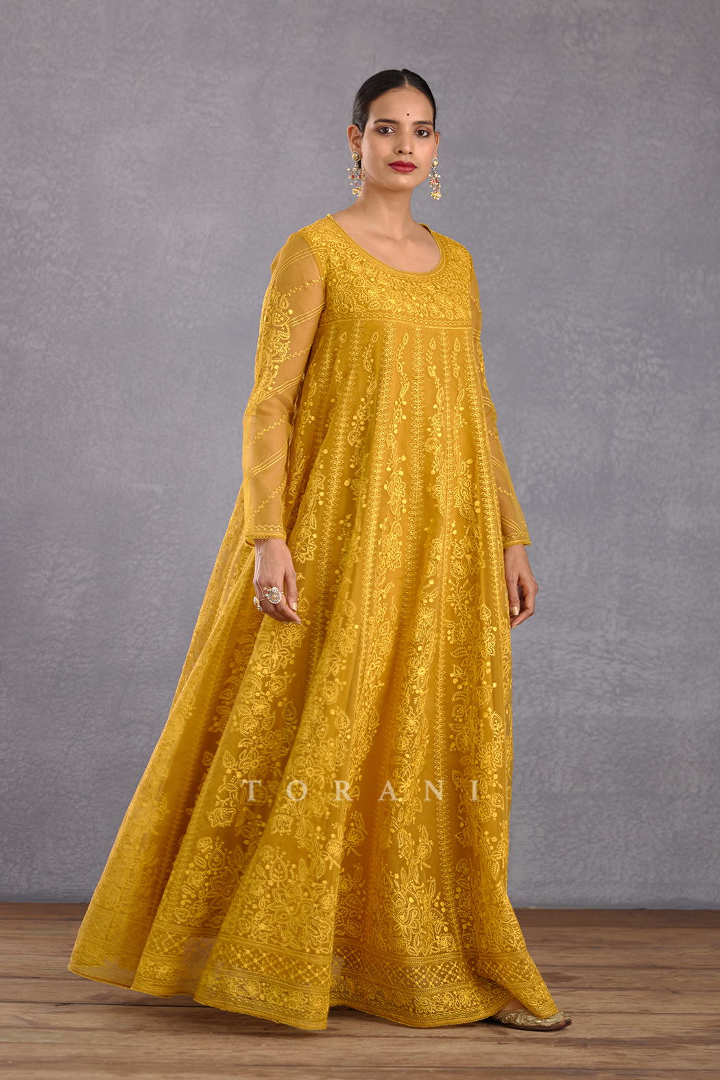 Sunehra Sutlej Anarkali Set