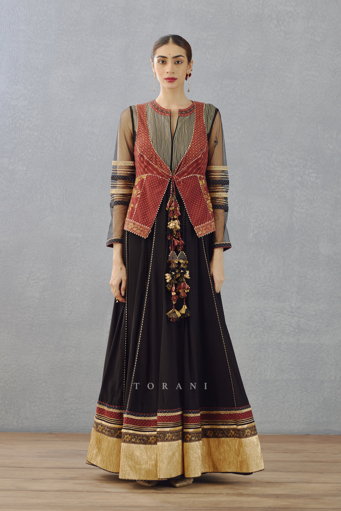 Gulghast Shirin Anarkali Set