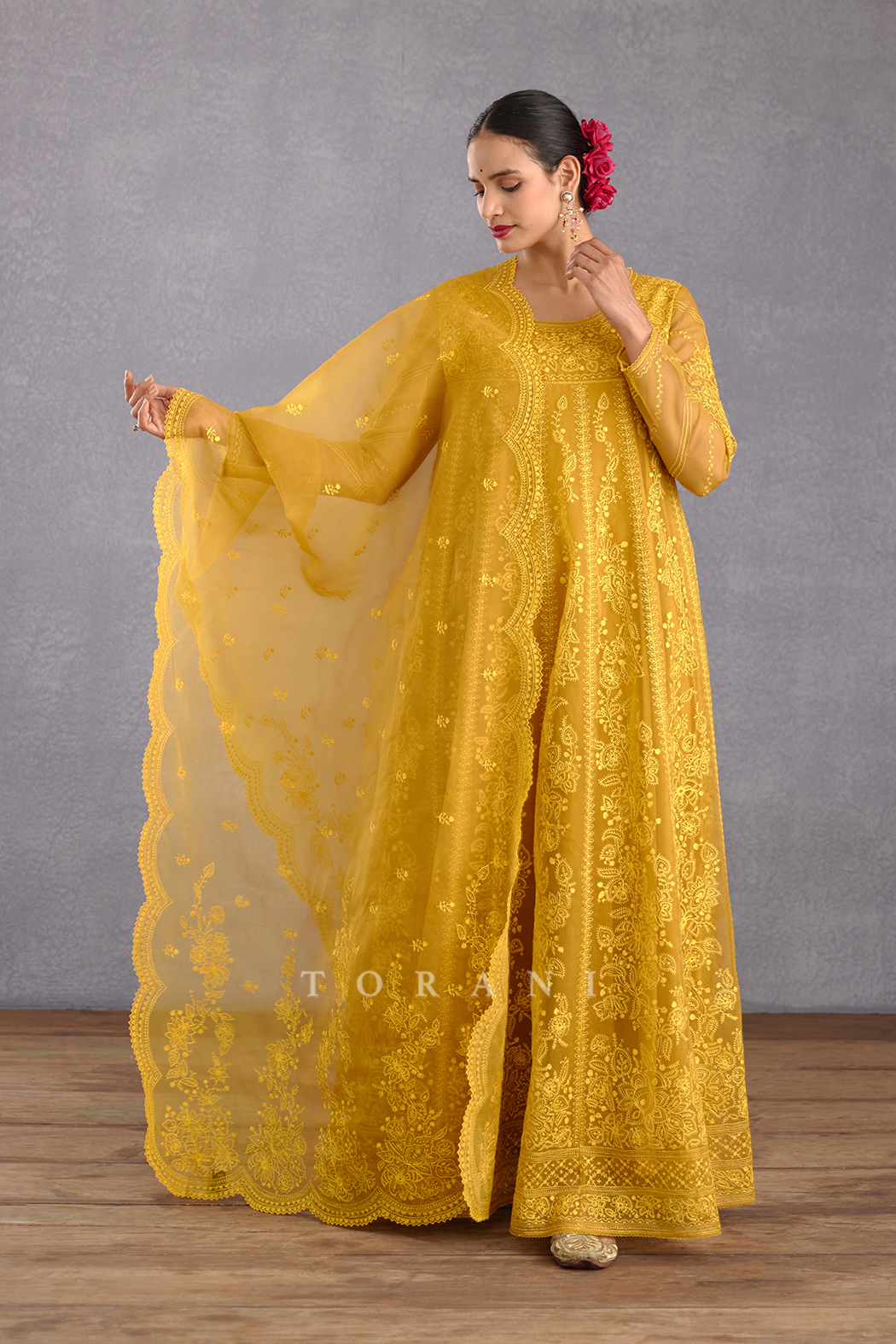 Sunehra Sutlej Anarkali Set