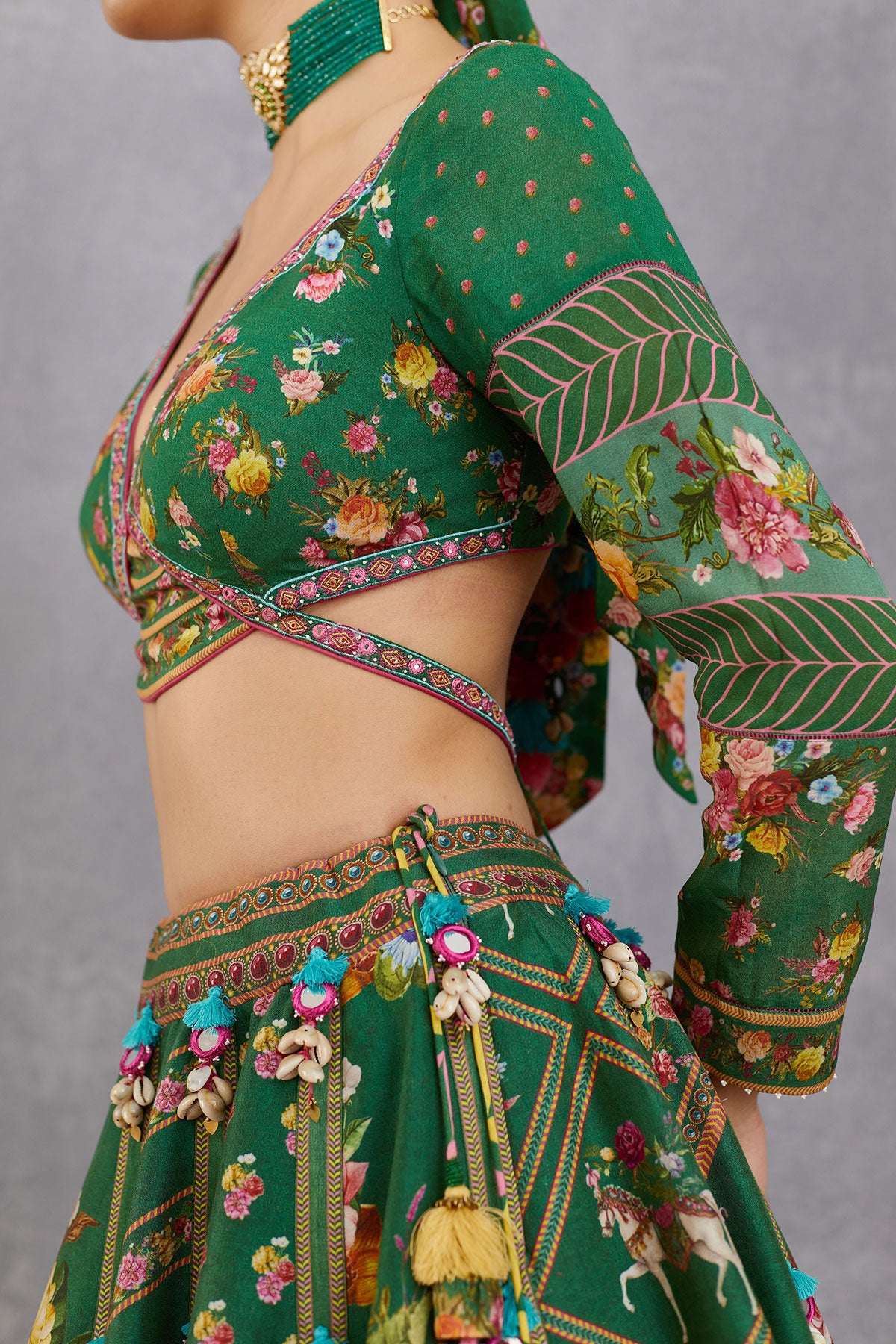 Panna Waheeda Lehenga Set