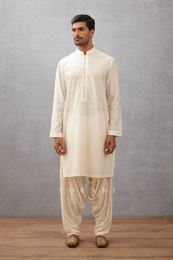 Mogra Nazir Kurta Set