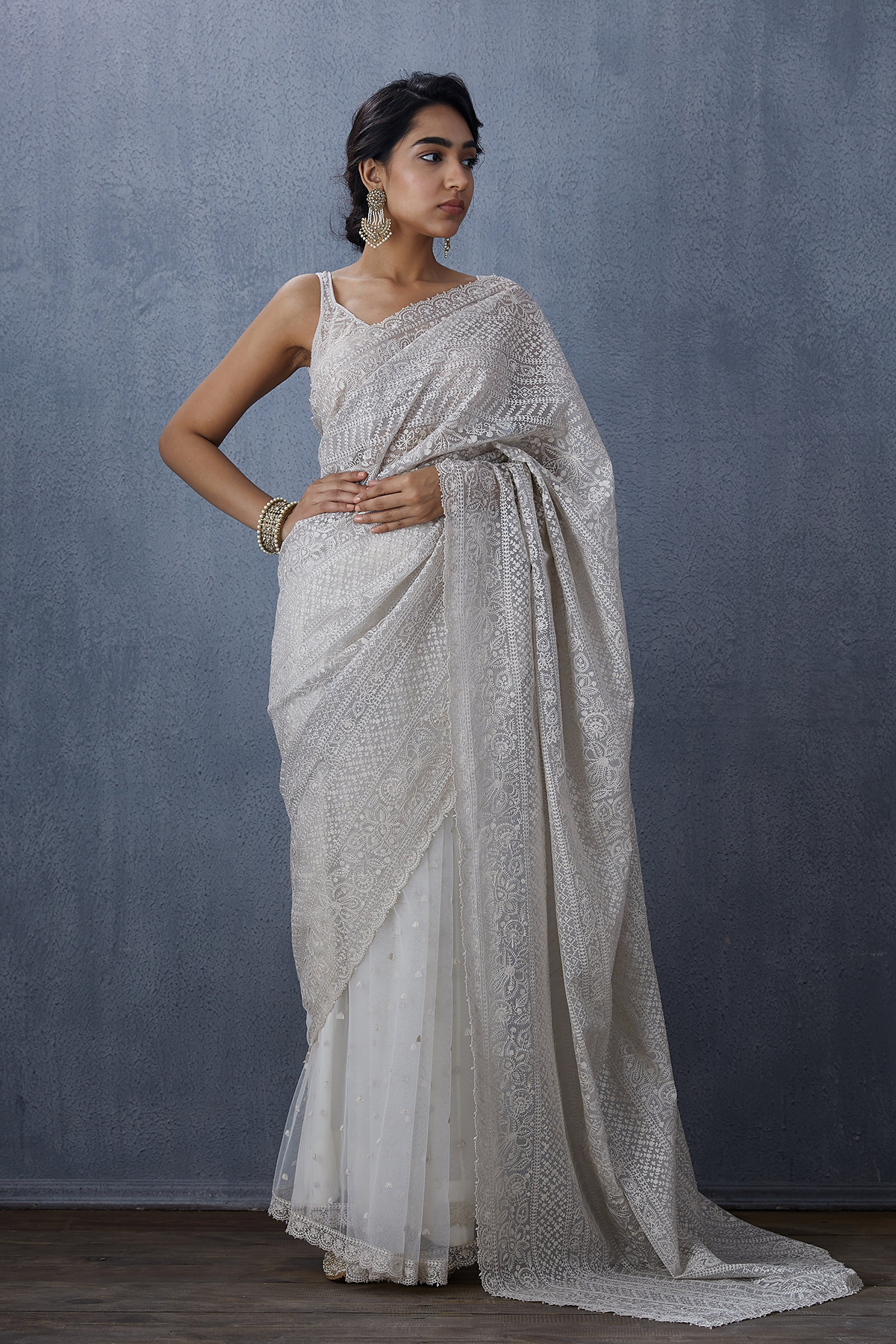 Swetah Iravati Saree