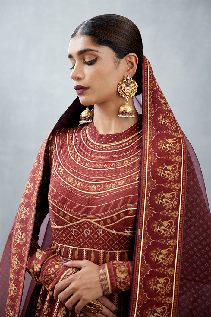 Nidhi Singh In Our Gulnar Shehnaaz Anarkali Set