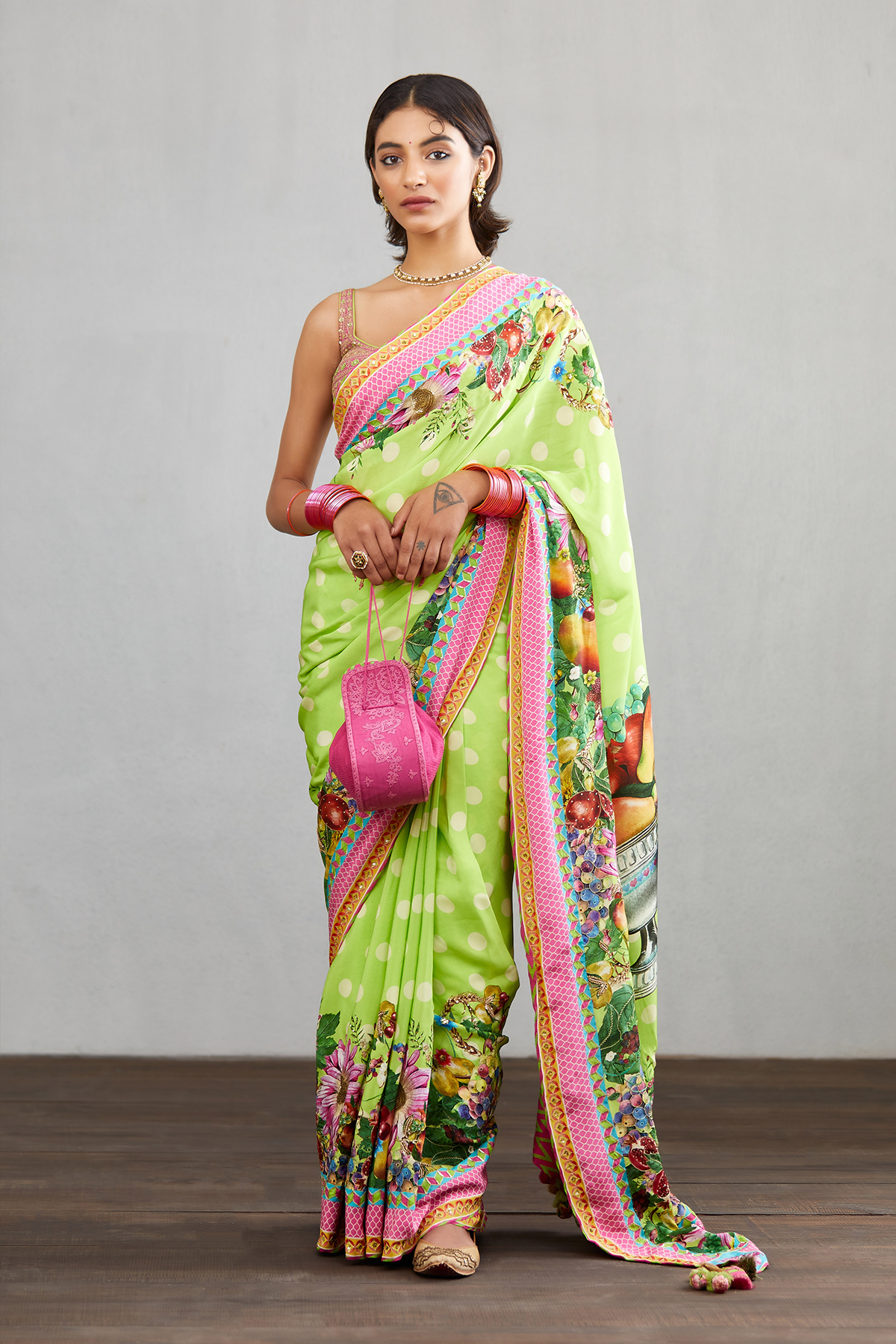 ANGOORI MYARA SAREE by Torani