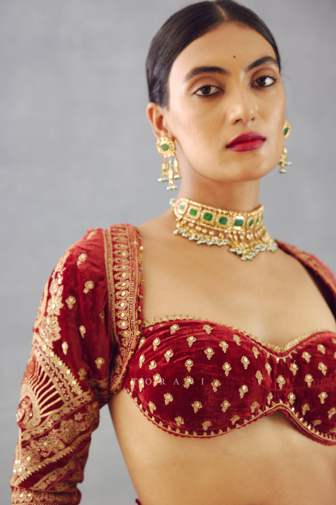 SALE - Sindoori Agahni Dilkash Blouse