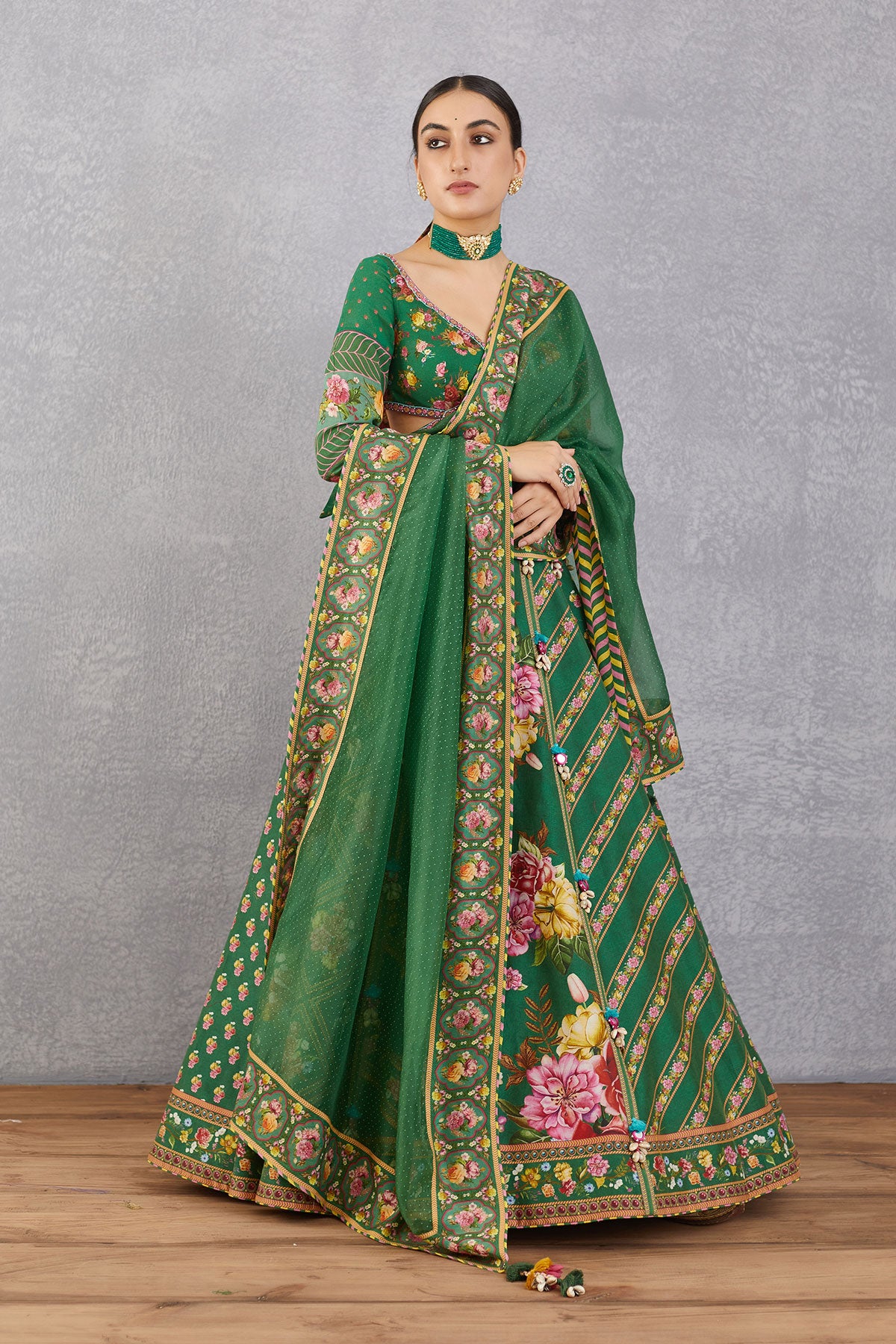 Panna Waheeda Lehenga Set